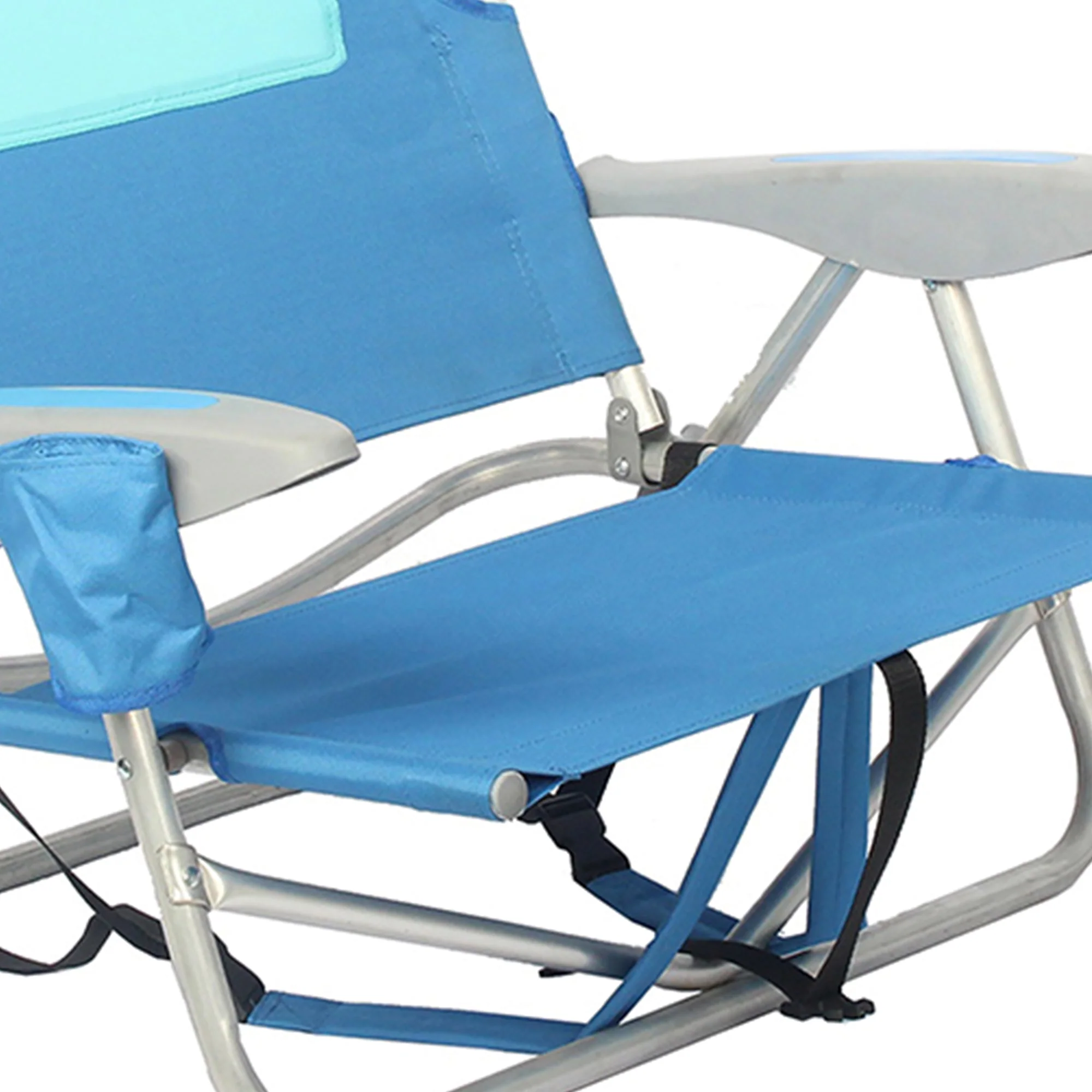 Ostrich Ladies Comfort On Your Back Outdoor Backpack Beach Chair, Blue, (3 Pack) - Image 8