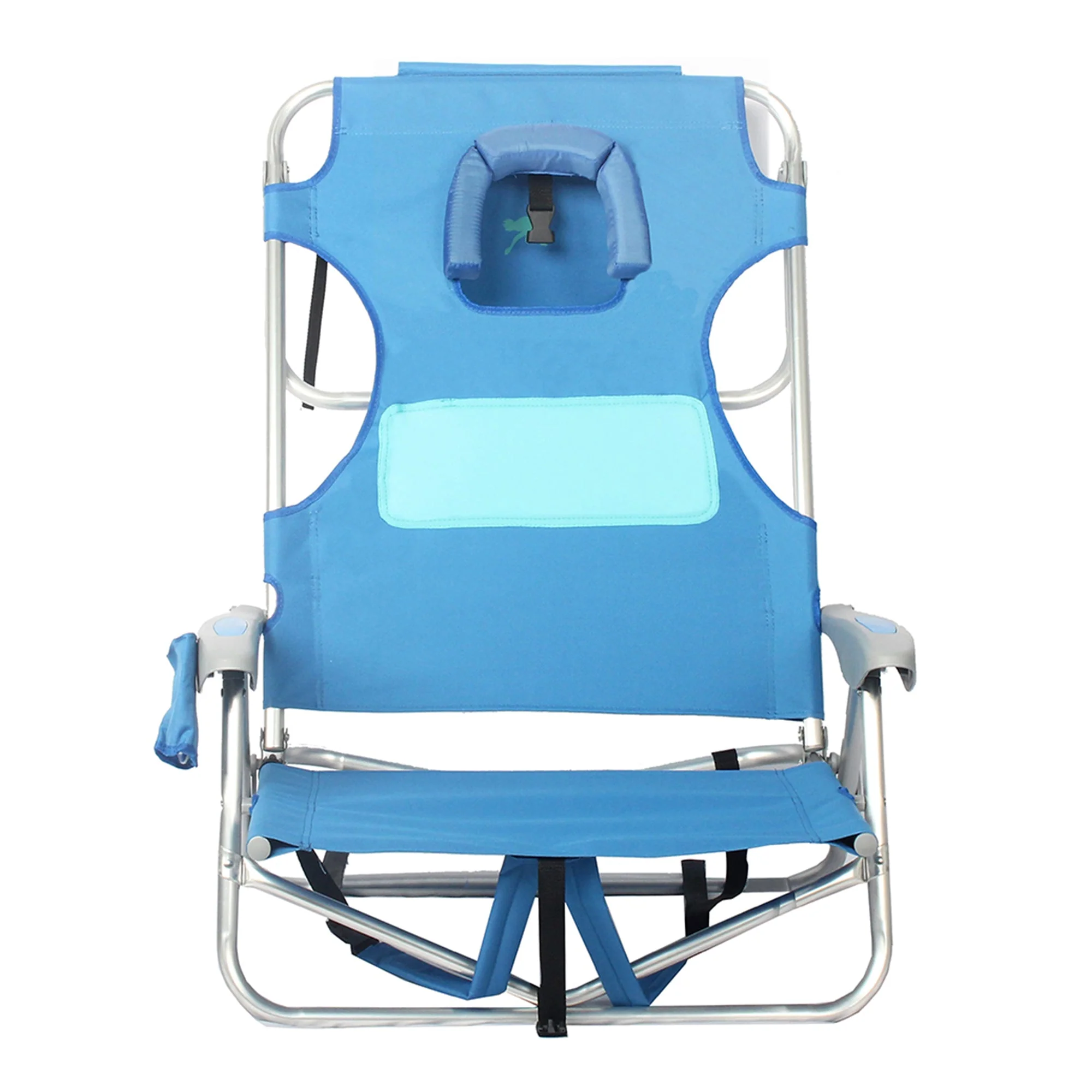 Ostrich Ladies Comfort On Your Back Outdoor Backpack Beach Chair, Blue, (4 Pack) - Image 4