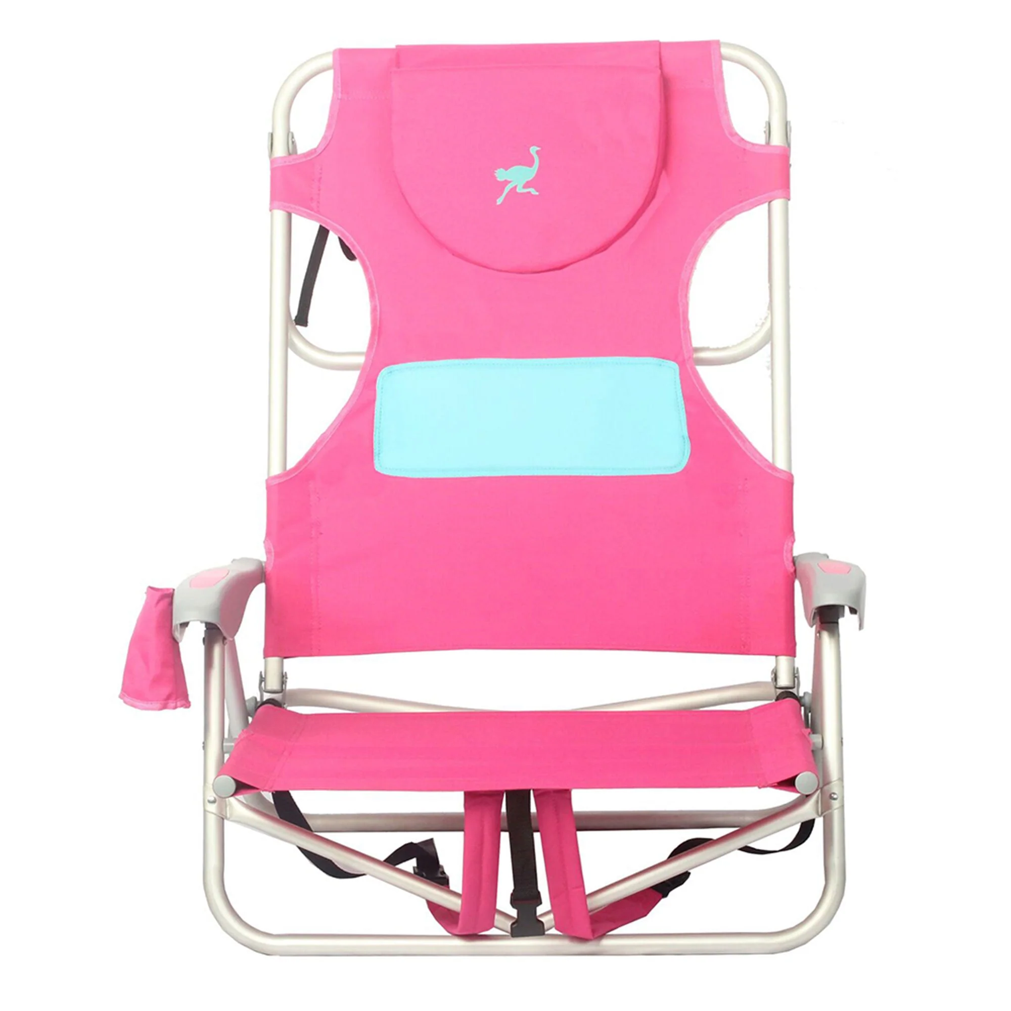 Ostrich Outdoor Beach Ladies Comfort On Your Back Beach Chair, Pink (3 Pack) - Image 7