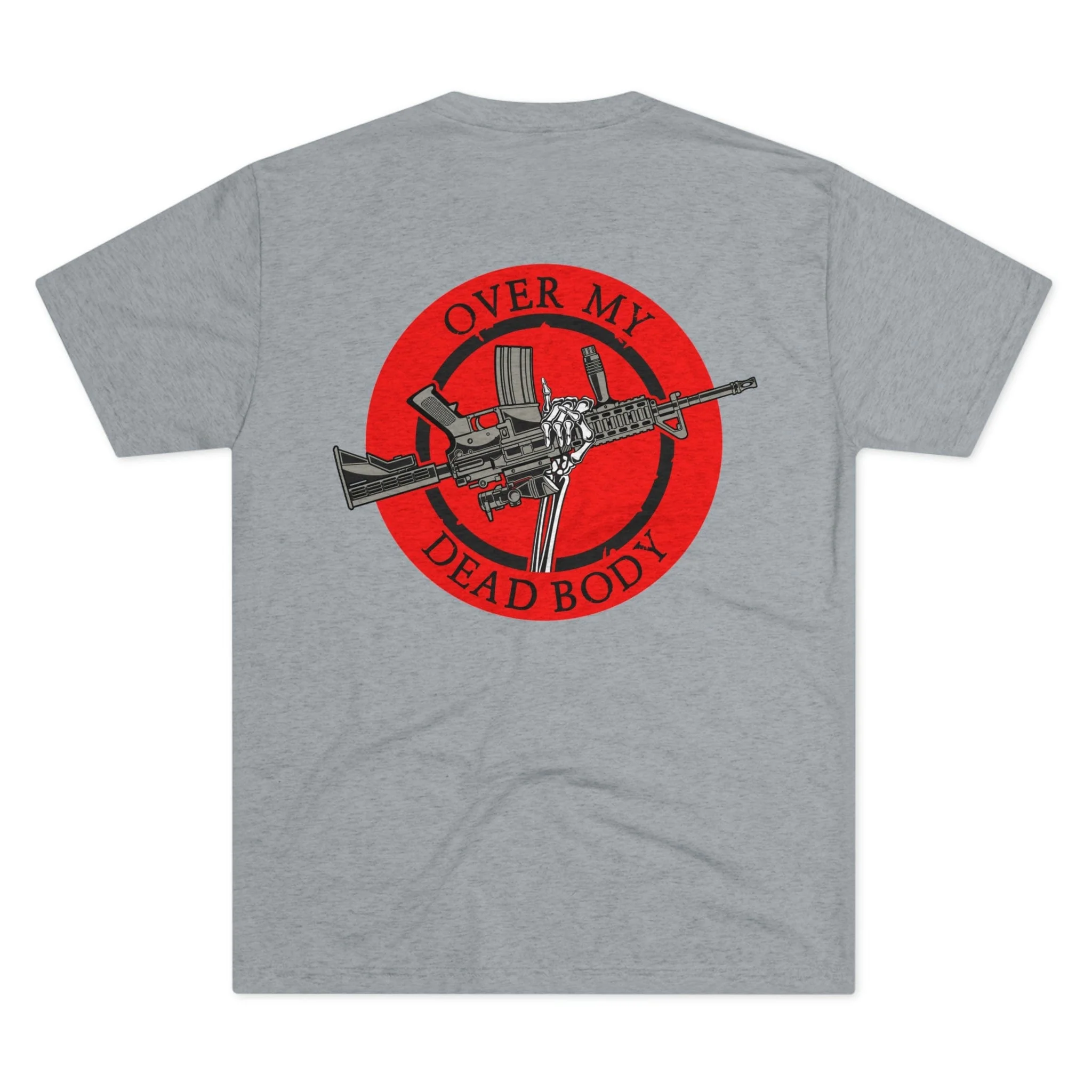 Over My Dead Body - Tri-Blend Crew Tee - Image 30