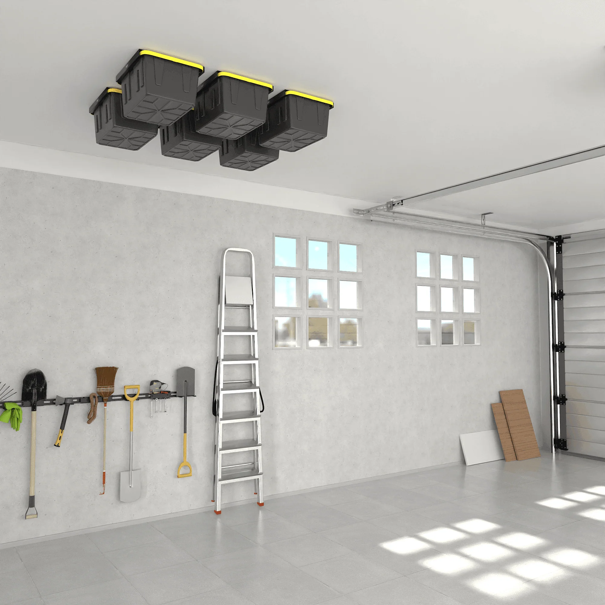 Overhead Storage Bin Rail System - Image 11