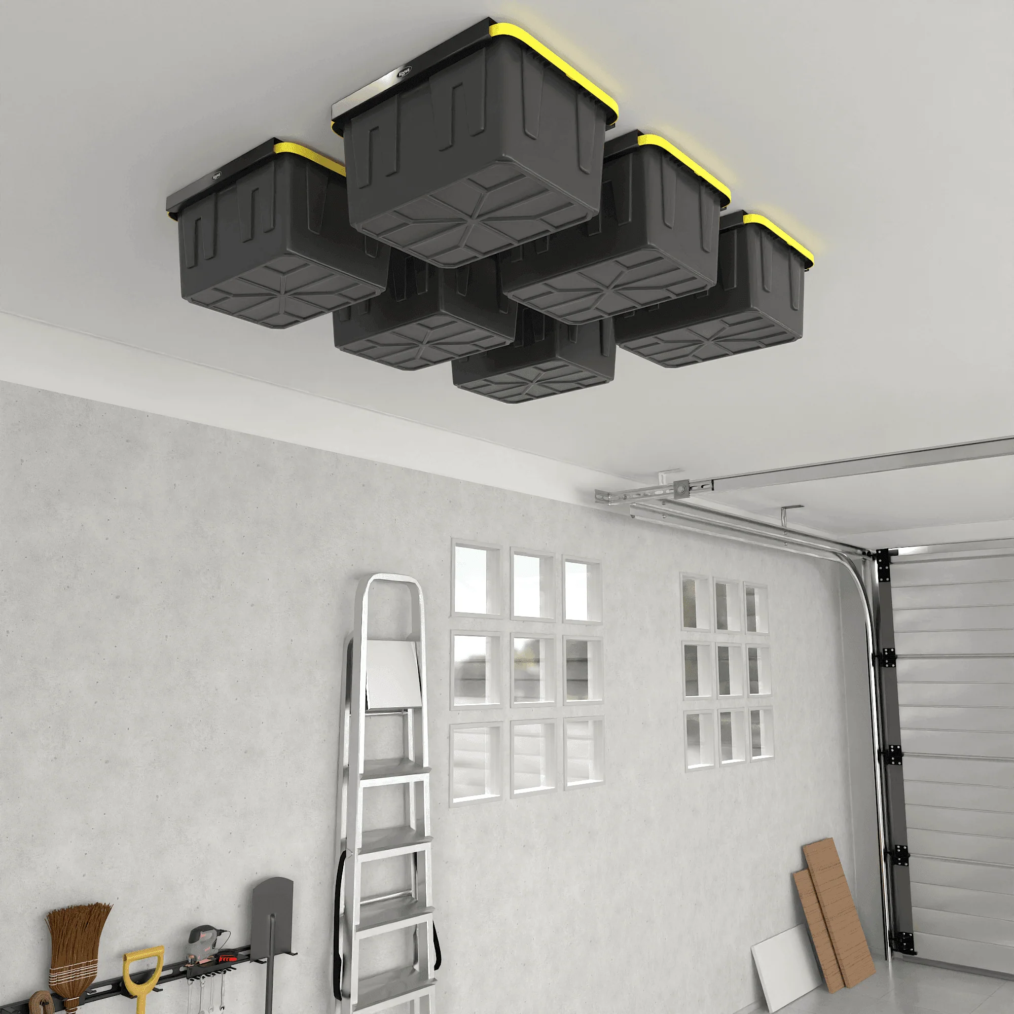 Overhead Storage Bin Rail System - Image 12