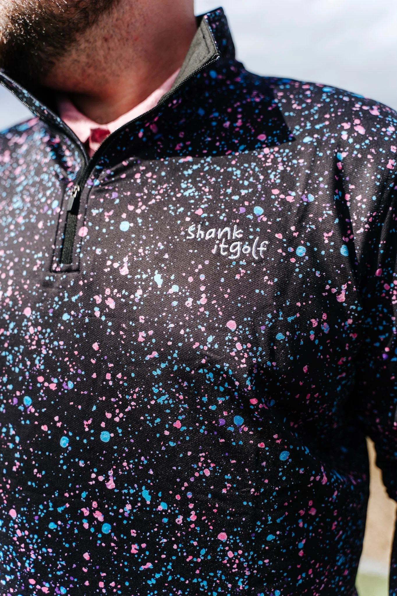 Paint Splatter Quarter Zip - Image 3
