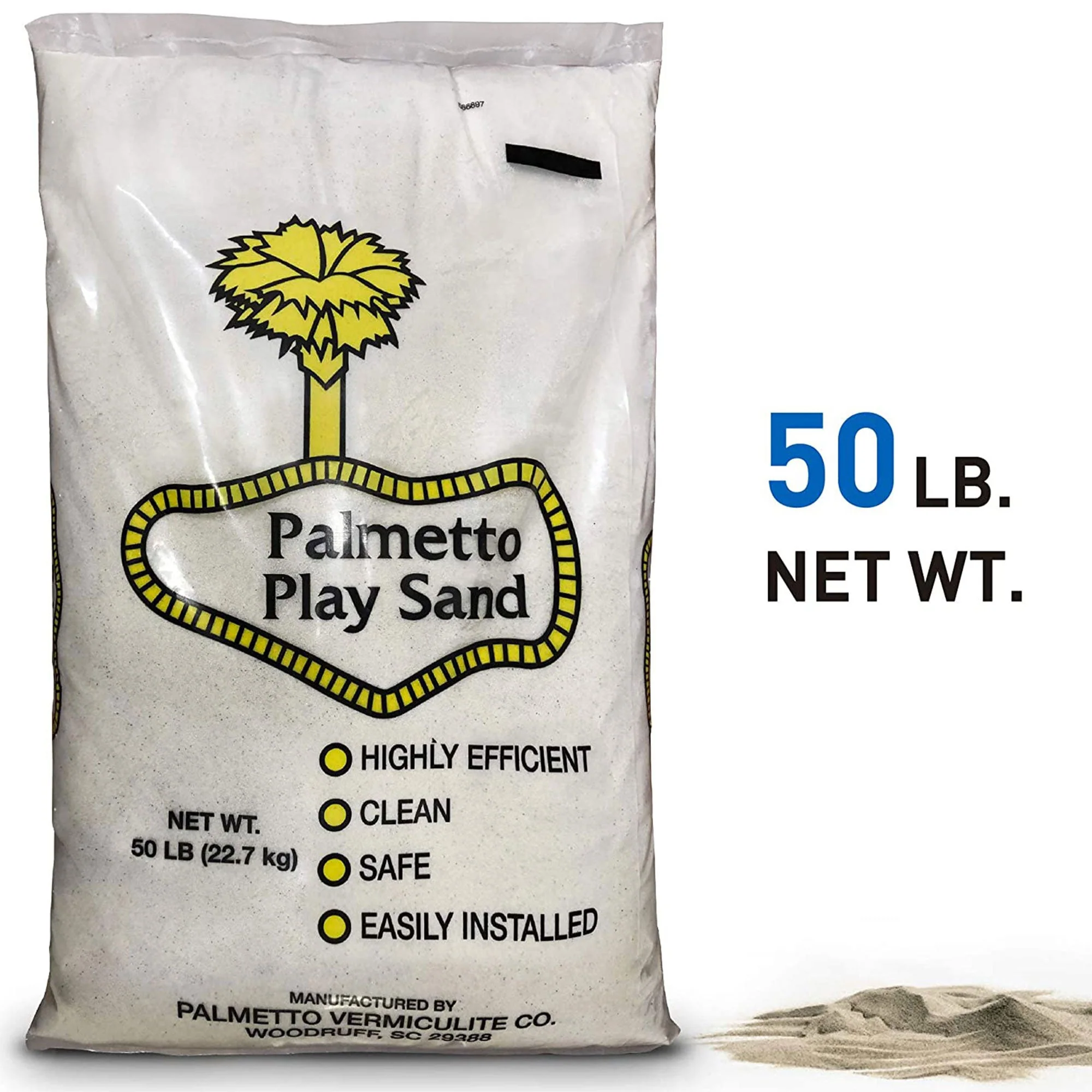 Palmetto Natural Play Sand for Sand Box & Play Areas, 50 Pounds, Creme (4 Pack) - Image 6
