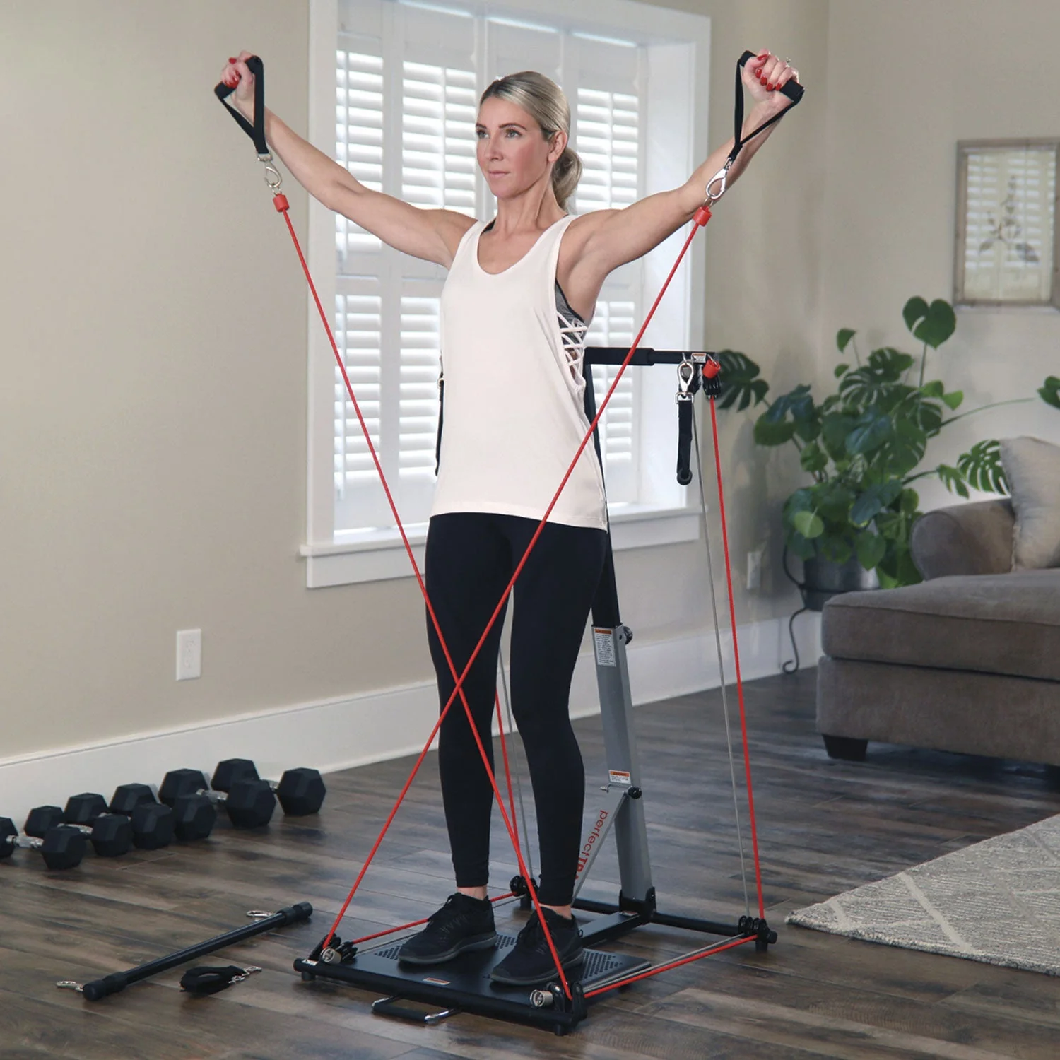 PerfectTrainer by Tony Little Home Gym Resistance Exercise Fitness Machine - Image 4