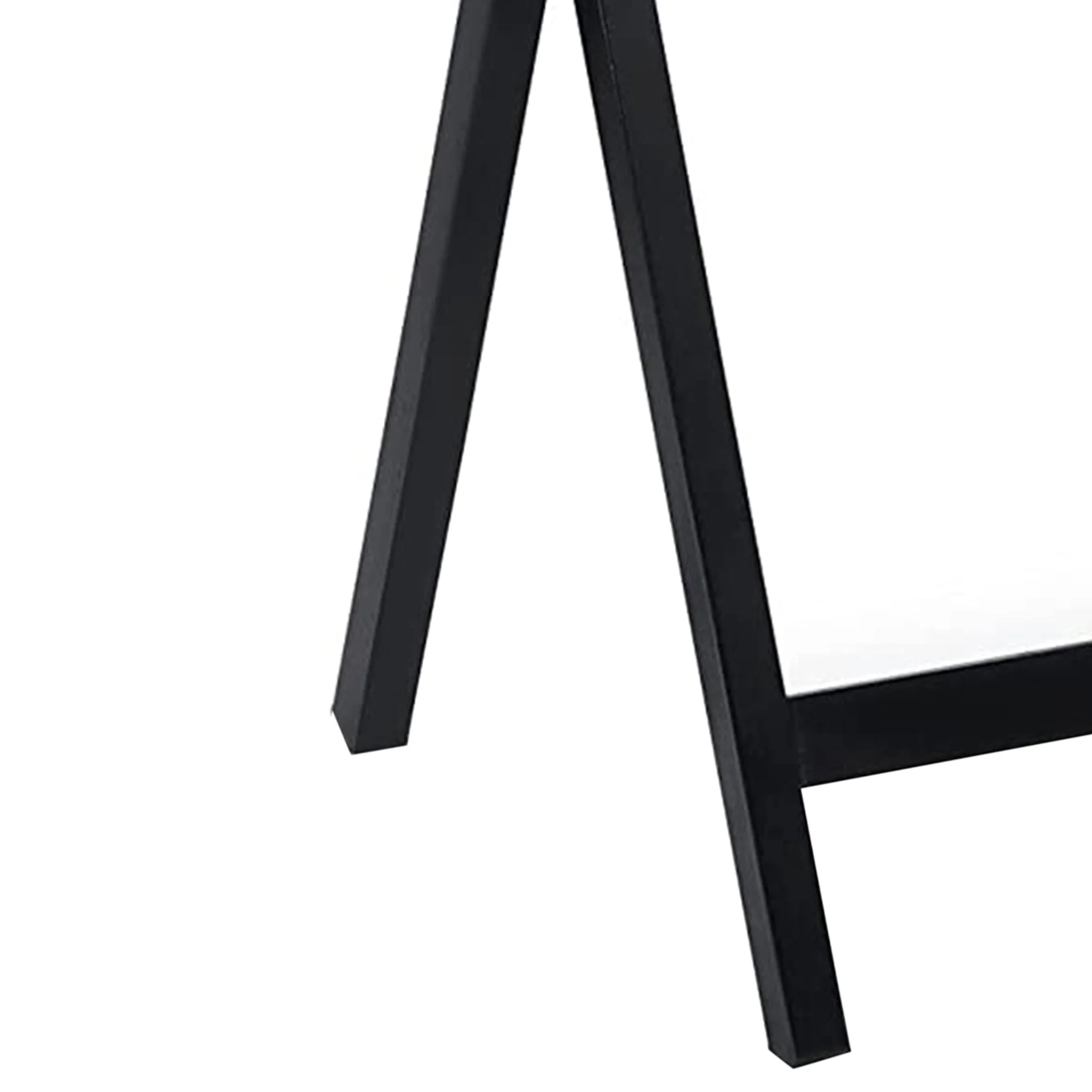 PJ Wood Portable Folding TV Snack Tray Table Desk Stand, Black (4 Piece Set) - Image 12