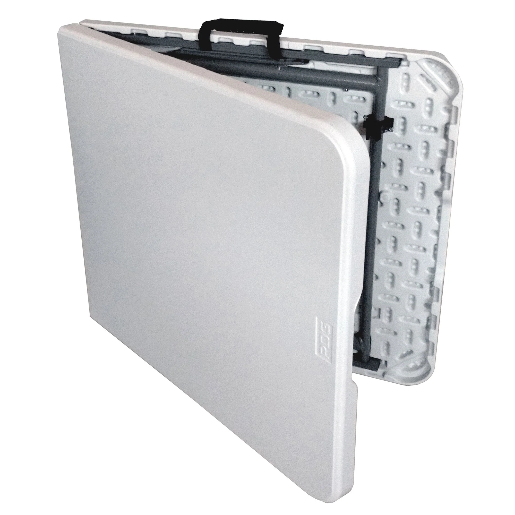 Plastic Development Group 4 Ft Long Fold in Half Banquet Folding Table, (4 Pack) - Image 5