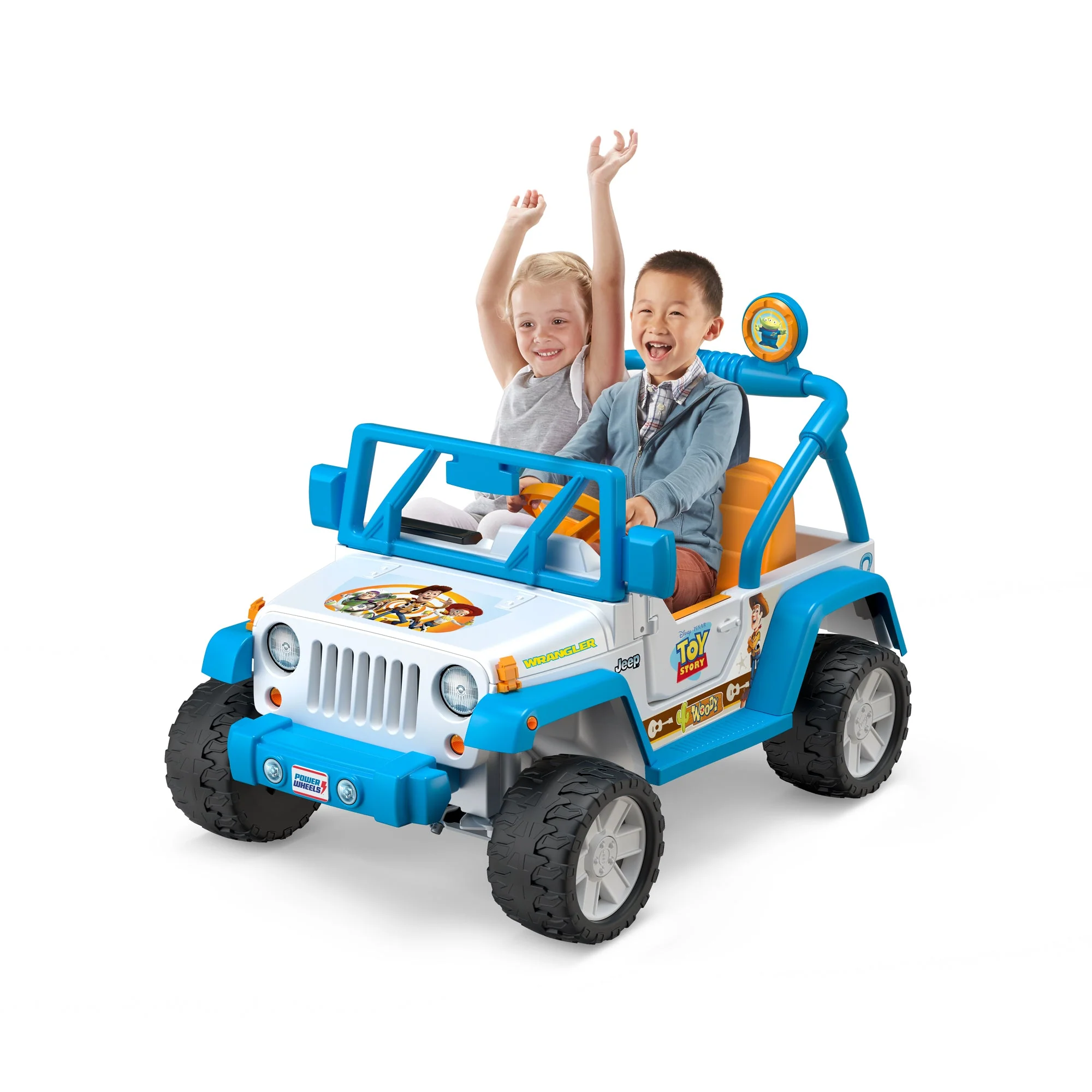Power Wheels Disney Pixar Toy Story Kids Electric 12V Car Ride On Jeep Wrangler - Image 2