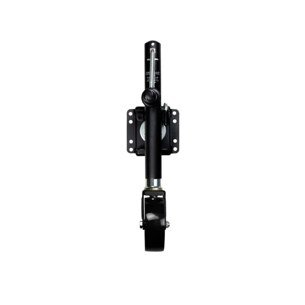 Powerwinch Select Series Jack - 1000lb, Bolt-On, Single Wheel, Carbon Black