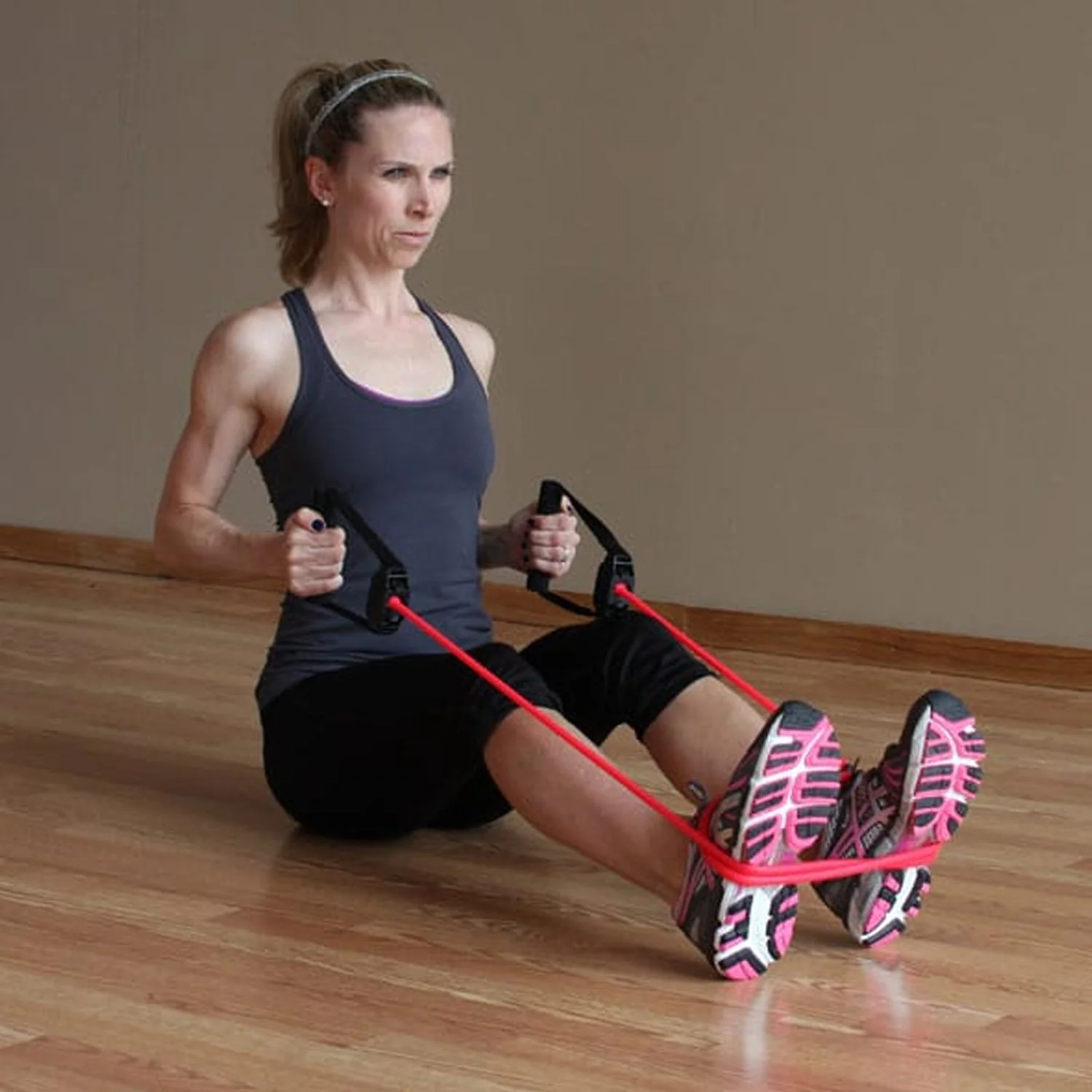 Prism Fitness 400-160-006-1 20 40 60 Pound Fitness Cable Resistance Band Bundle - Image 10