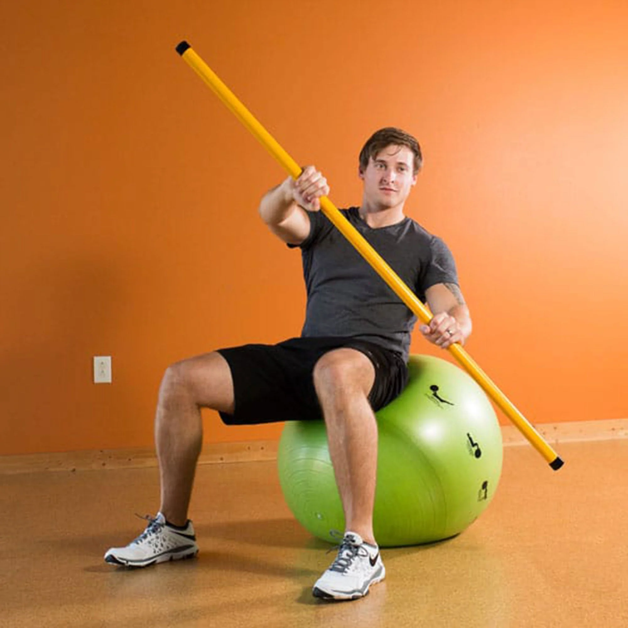 Prism Fitness 5 Pound Smart Stick for Balance, Alignment, and Range of Motion - Image 2