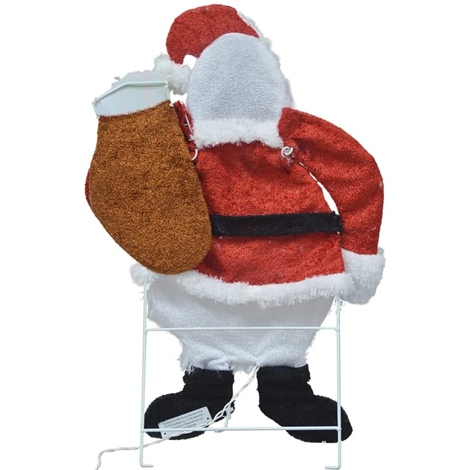 ProductWorks 24 Inch Santa Bumble Pre-Lit Christmas Yard Ornament Holiday Decor - Image 5