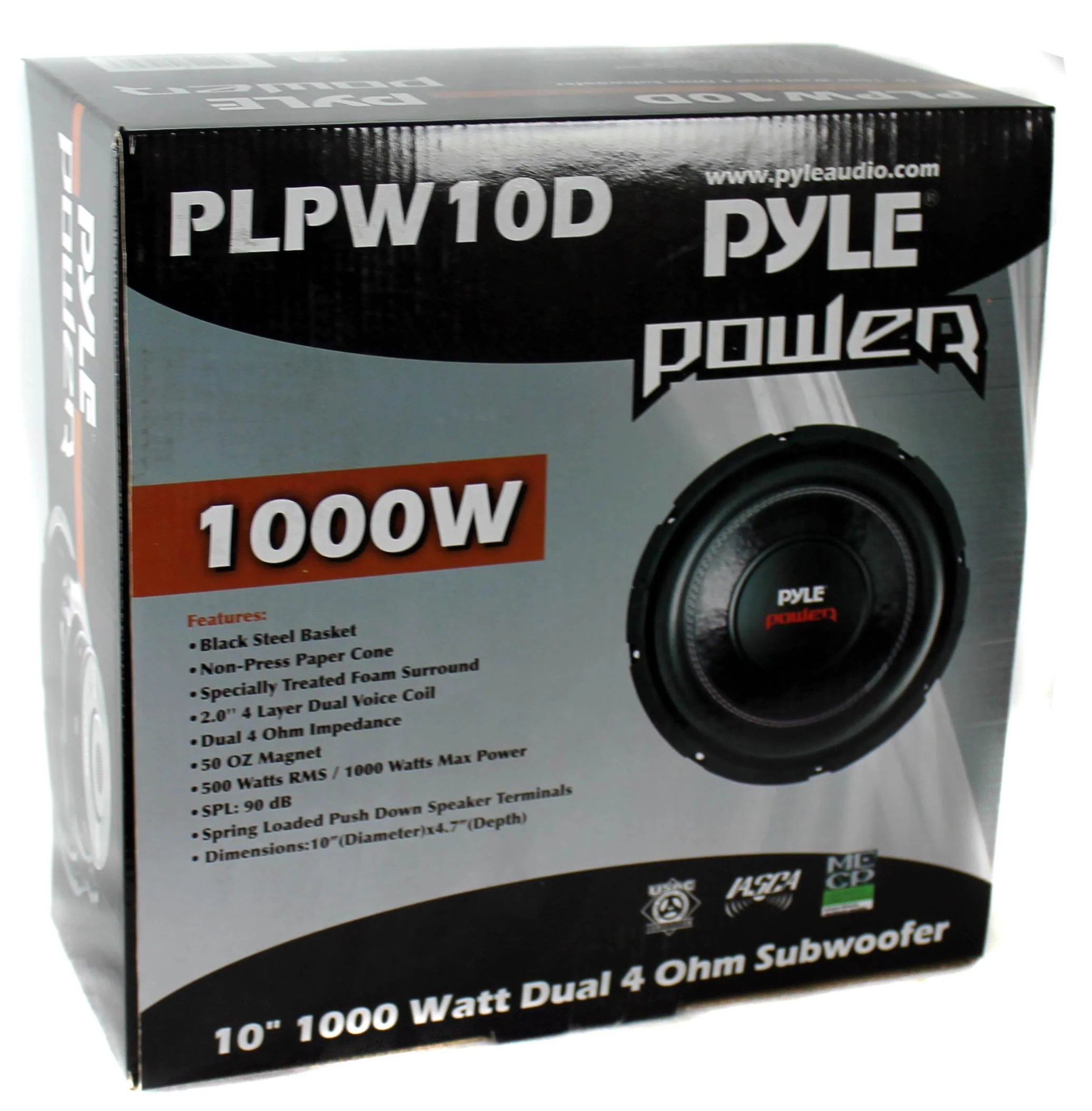 Pyle 10" 1000W DVC Subwoofer + Q Power Truck Enclosure + Boss 1100W AB Amplifier - Image 6