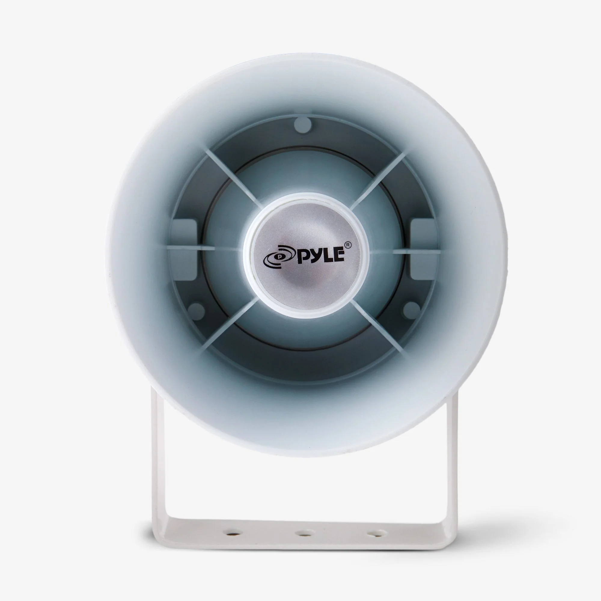 PYLE Aluminum 5.6 Inch Indoor and Outdoor PA Horn Speaker 70 Volt 8 Ohms, White - Image 2
