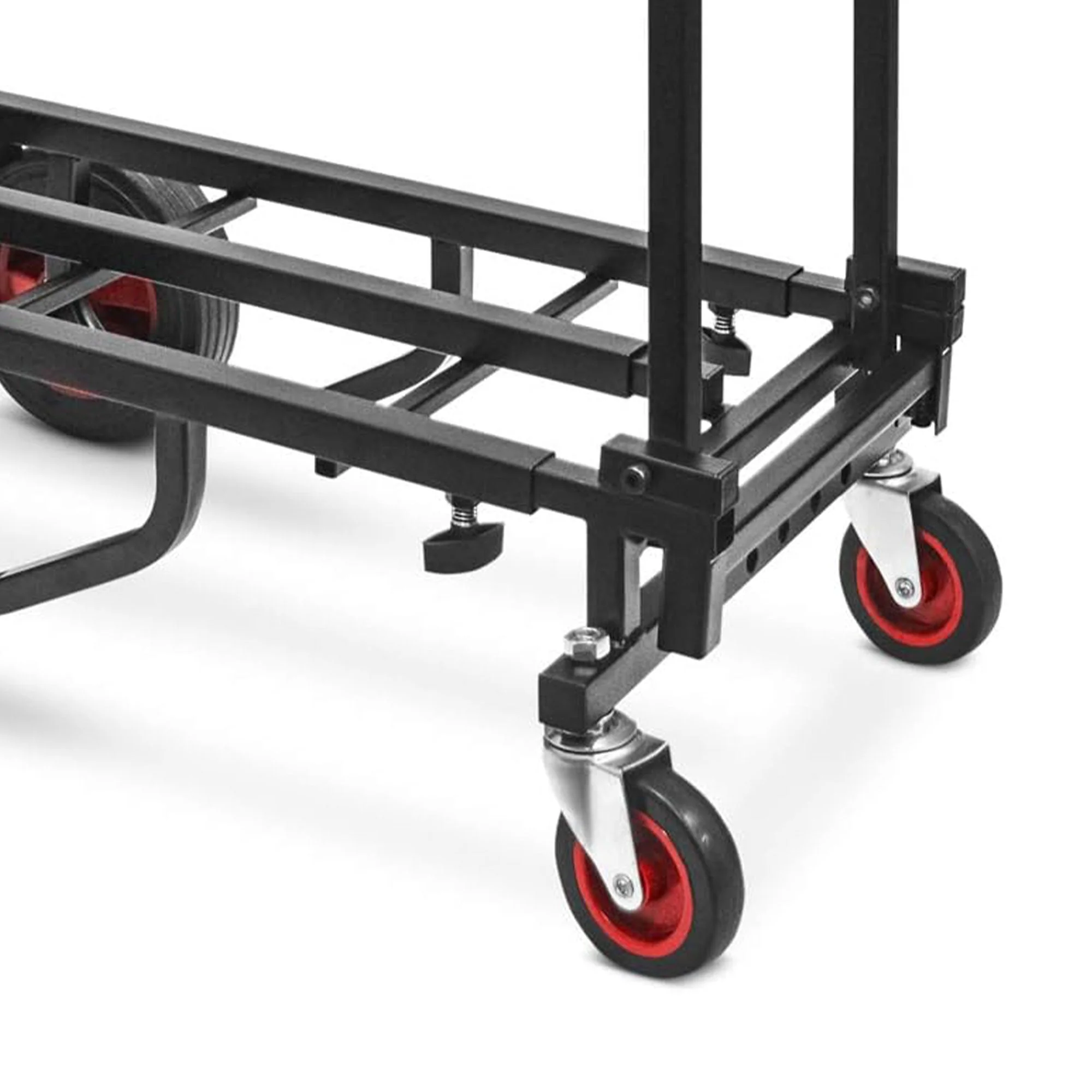Pyle Compact Adjustable Folding Hand Truck Dolly Platform Equipment Cart, Black - Image 8