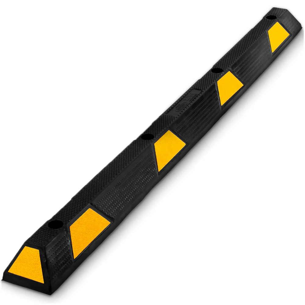 Pyle PCRSTP14 72" Car/Truck Vehicle Driveway Parking Wheel Stop Block (2 Pack) - Image 3