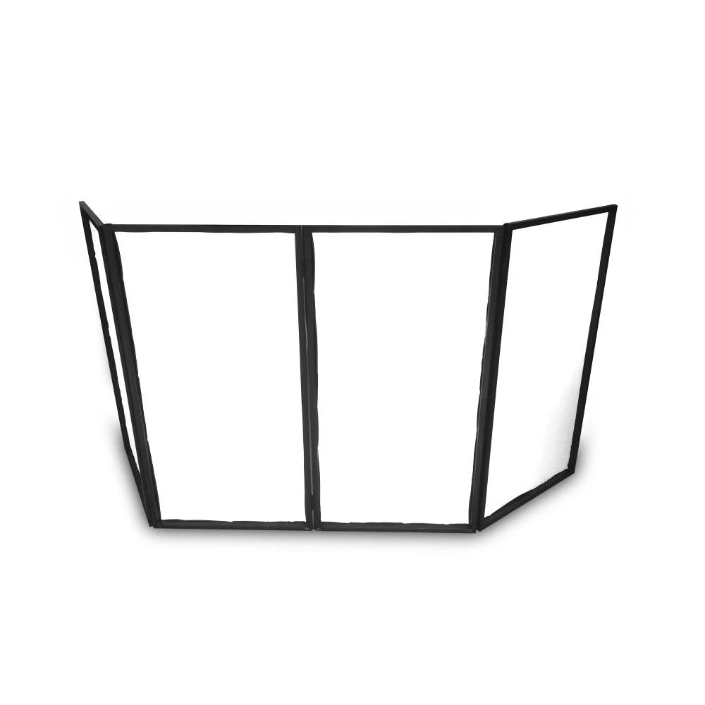 Pyle PDJFAC12 24.2 x 48 x 46 Inch DJ Booth Stand Cover Screen Scrim Panel Facade - Image 3