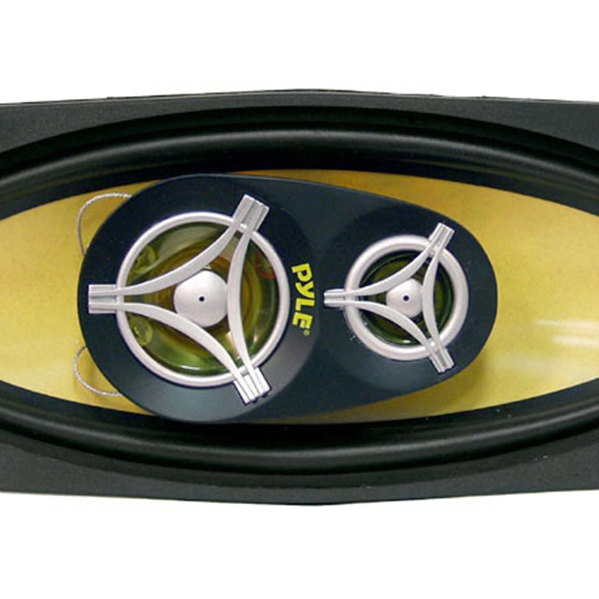 Pyle PLG41.3 4 x 10 Inch 3 Way 300 Watt Car Audio Stereo Coaxial Speakers, Pair - Image 2