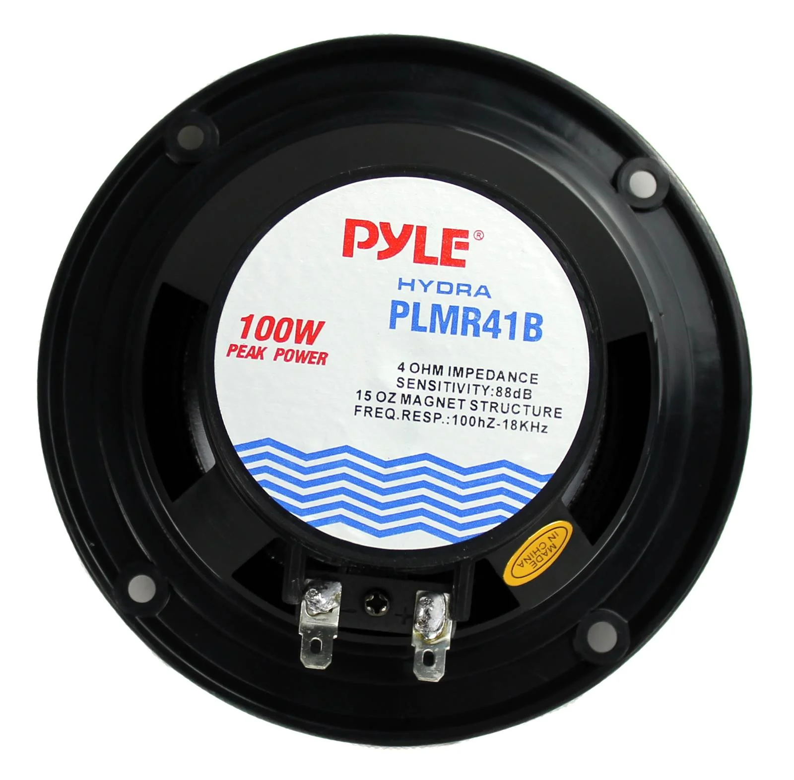 PYLE PLMR41B 4" 100W Dual Cone Waterproof Marine Boat Stereo Speakers (4 Pair) - Image 4