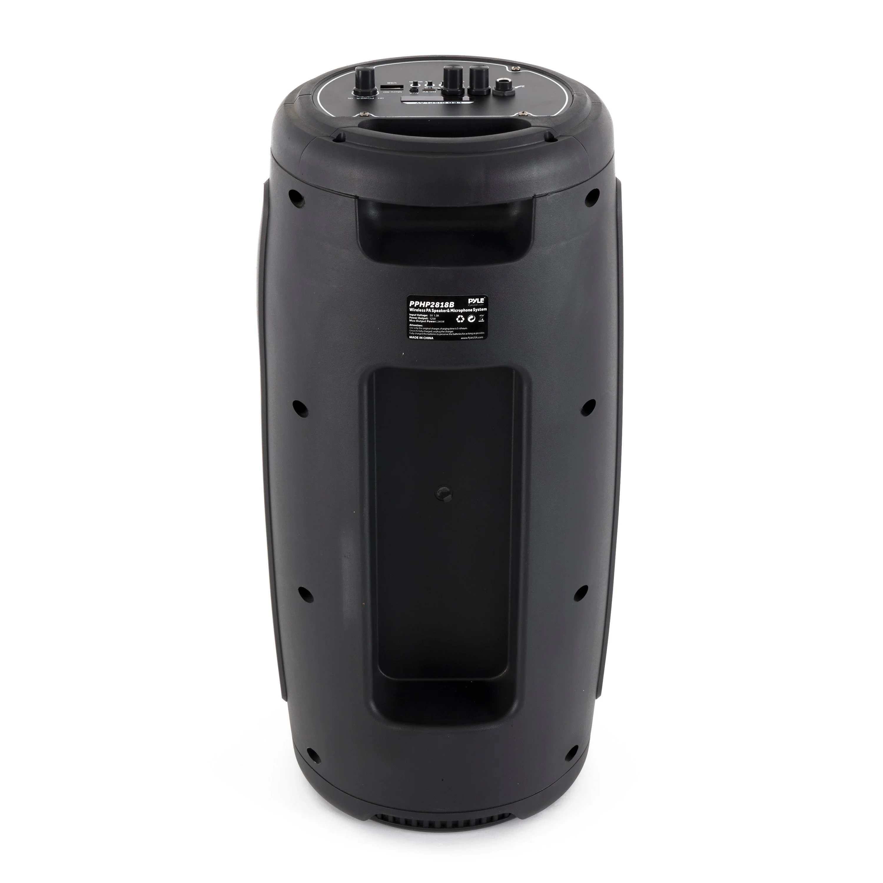 Pyle Portable Bluetooth Rechargeable Versatile Karaoke System w/ Wireless Mics - Image 4