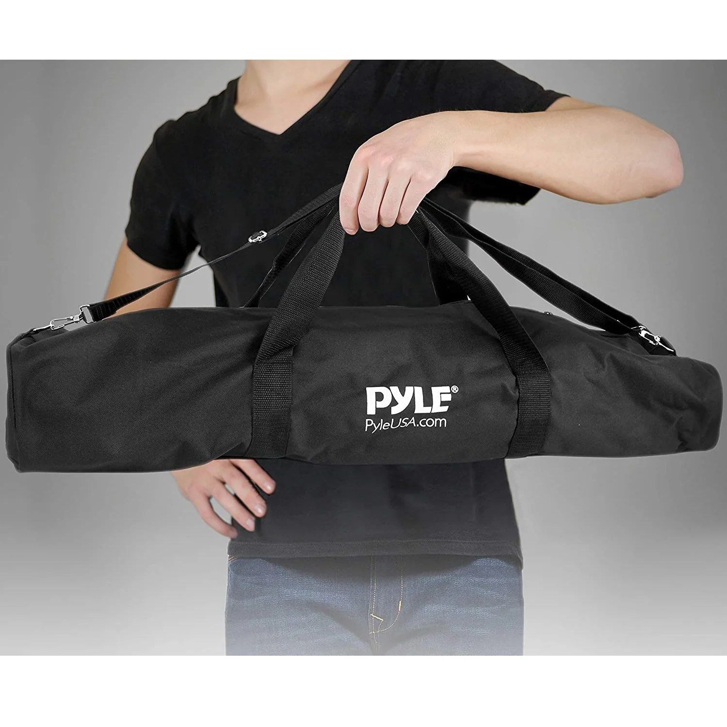 Pyle Pro Adjustable Universal Microphone Tripod Stands with Carry Bag, Set of 2 - Image 4