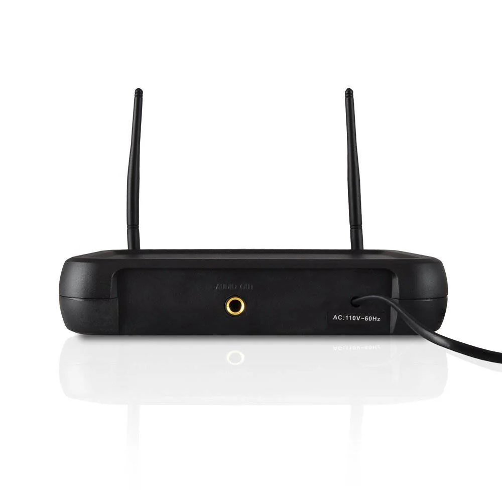 Pyle Pro Bodypacks, Lavaliers, Headsets VHF Wireless Microphone System (2 Pack) - Image 3