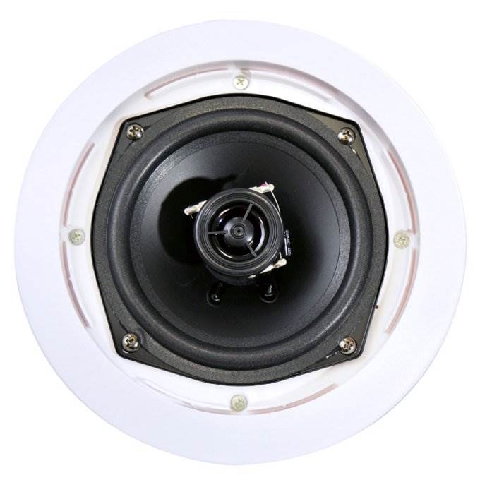 PYLE PRO PDIC61RD 6.5'' 200W 2-Way In-Ceiling/Wall Speaker System White (6 Pack) - Image 3