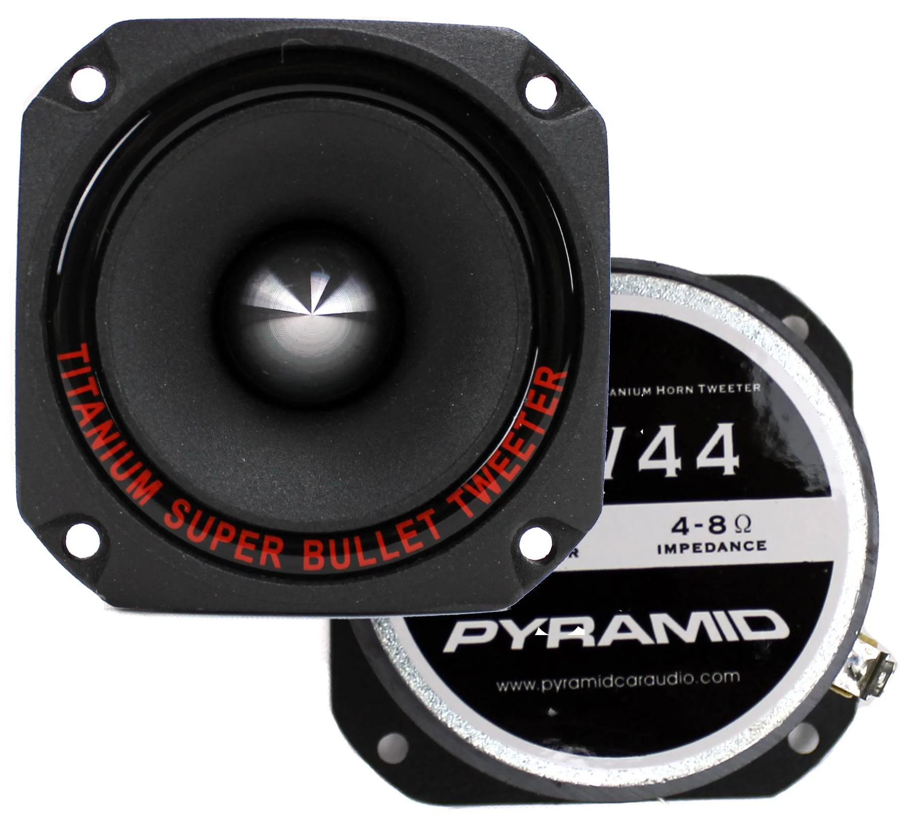 Pyramid TW44 1 Inch 300W Titanium Dome Bullet Car Super Tweeter (12 Pack) - Image 3