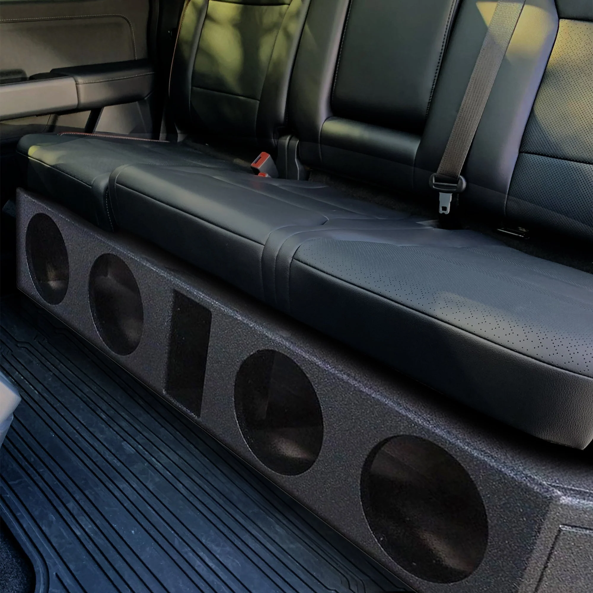 QPower Quad 8" Sub Box - Ford F150 SuperCrew 09-26, F250/F350 Super Duty 17-26 - Image 4