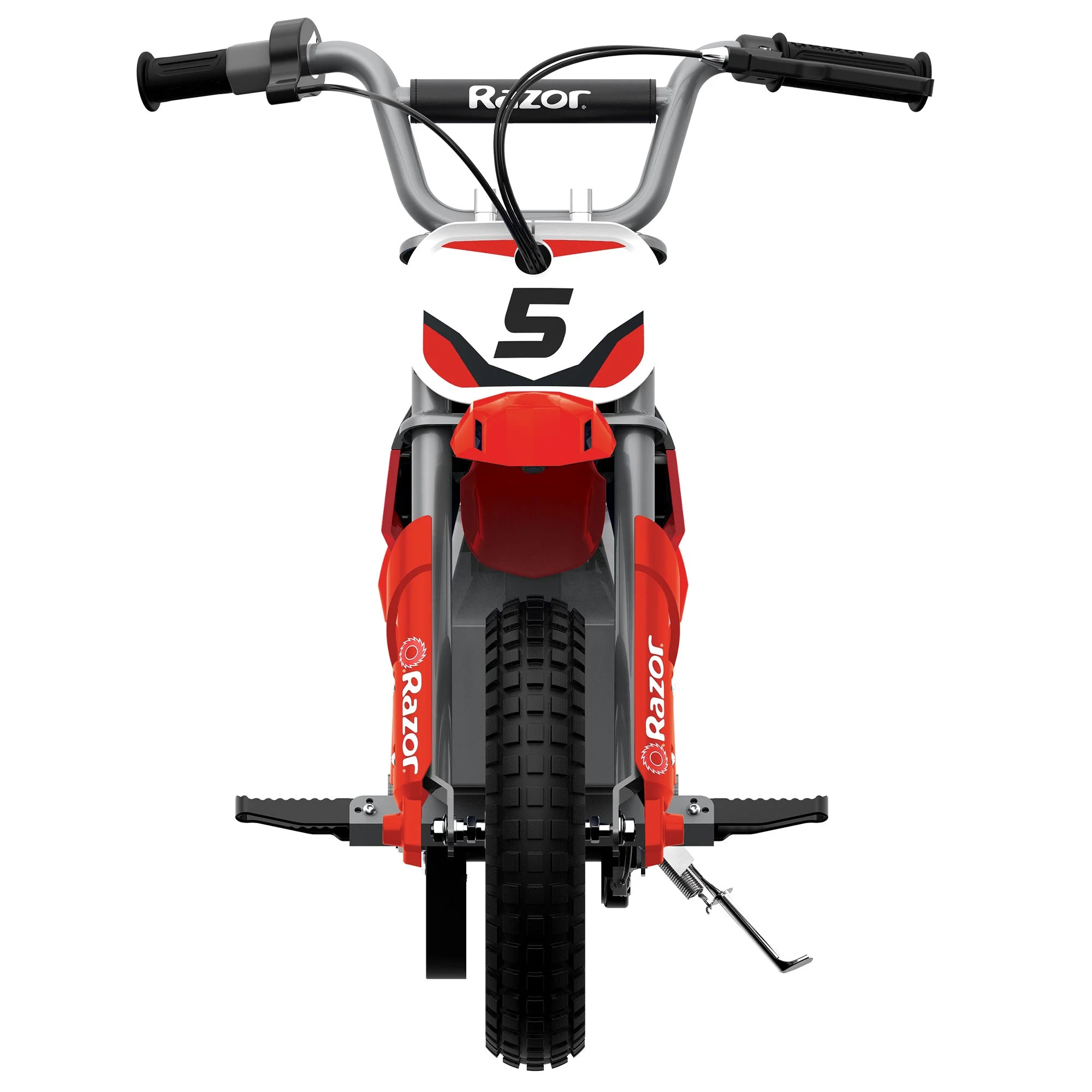 Razor Dirt Rocket Kid Electric Motorcycle Dirt Bike, 1 Black MX400 & 1Red MX350 - Image 5