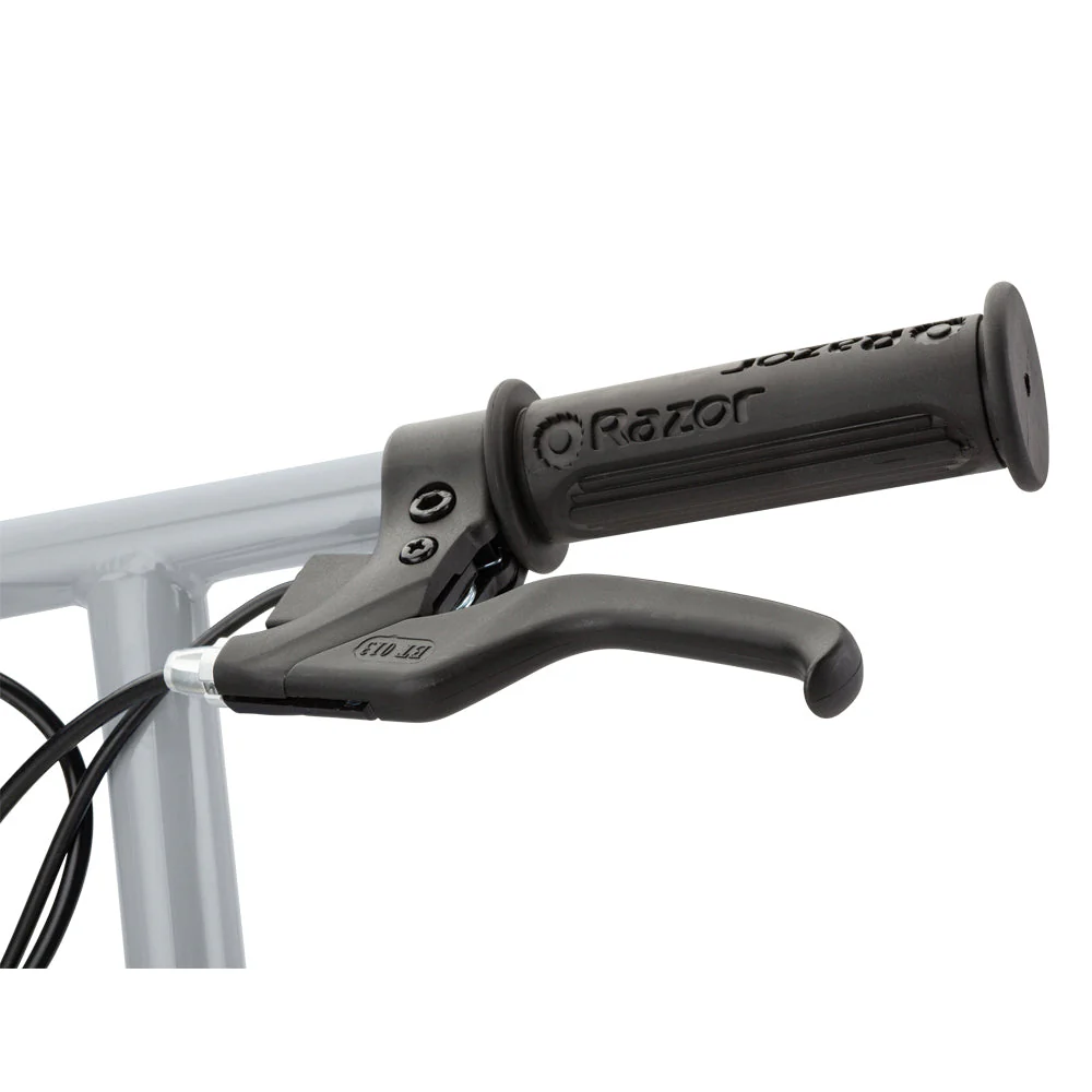 Razor E100 Kids Motorized 24 Volt Electric Powered Ride On Scooter, Silver - Image 6