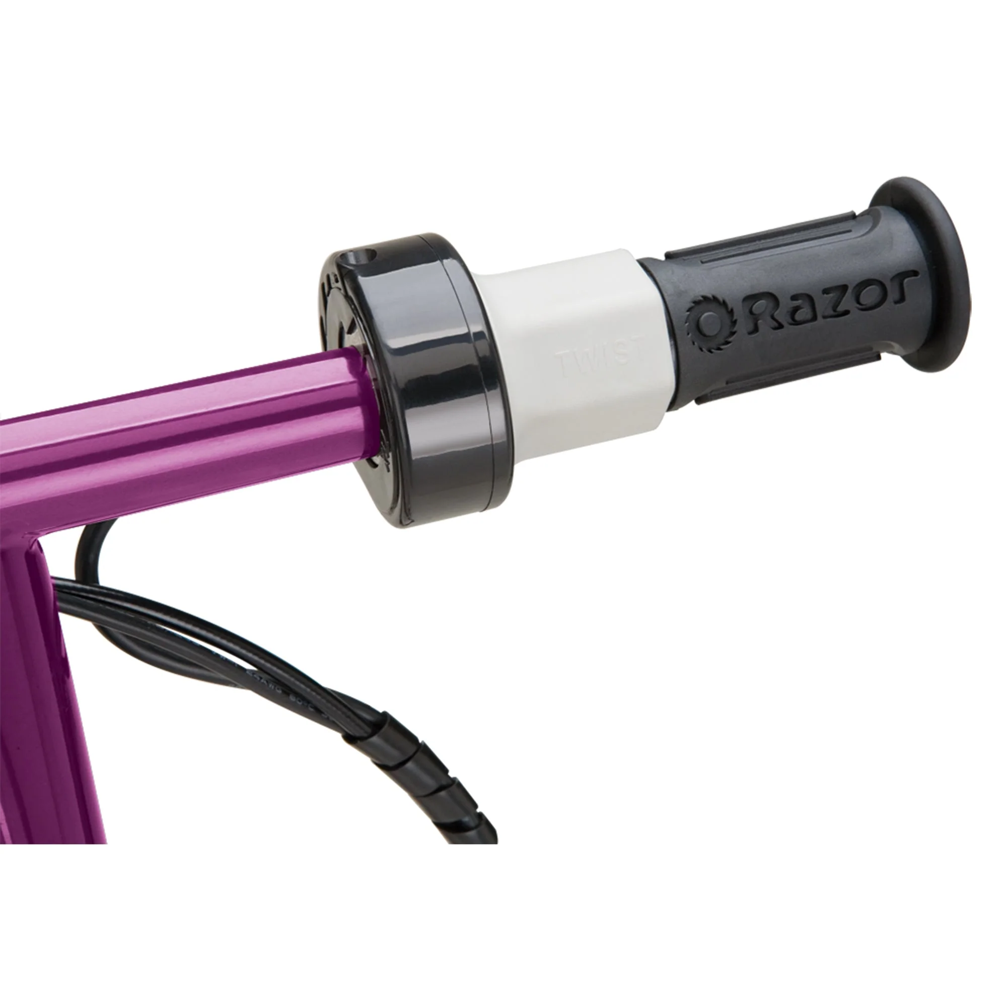 Razor E100 Kids Ride On 24V Motorized Powered Electric Scooter Toy, Purple - Image 4