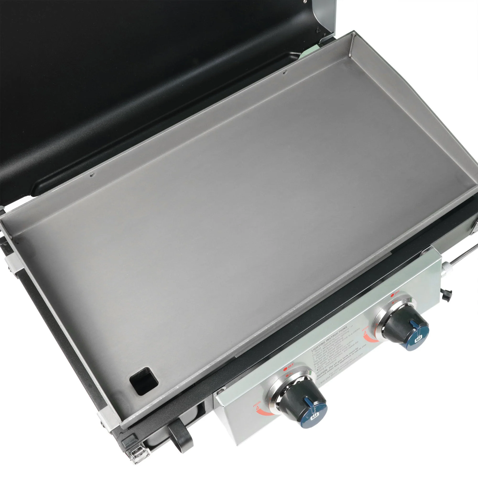 Razor Griddle GGT2131M 25 Inch Portable 2 Burner LP Propane Gas Grill, Steel - Image 11