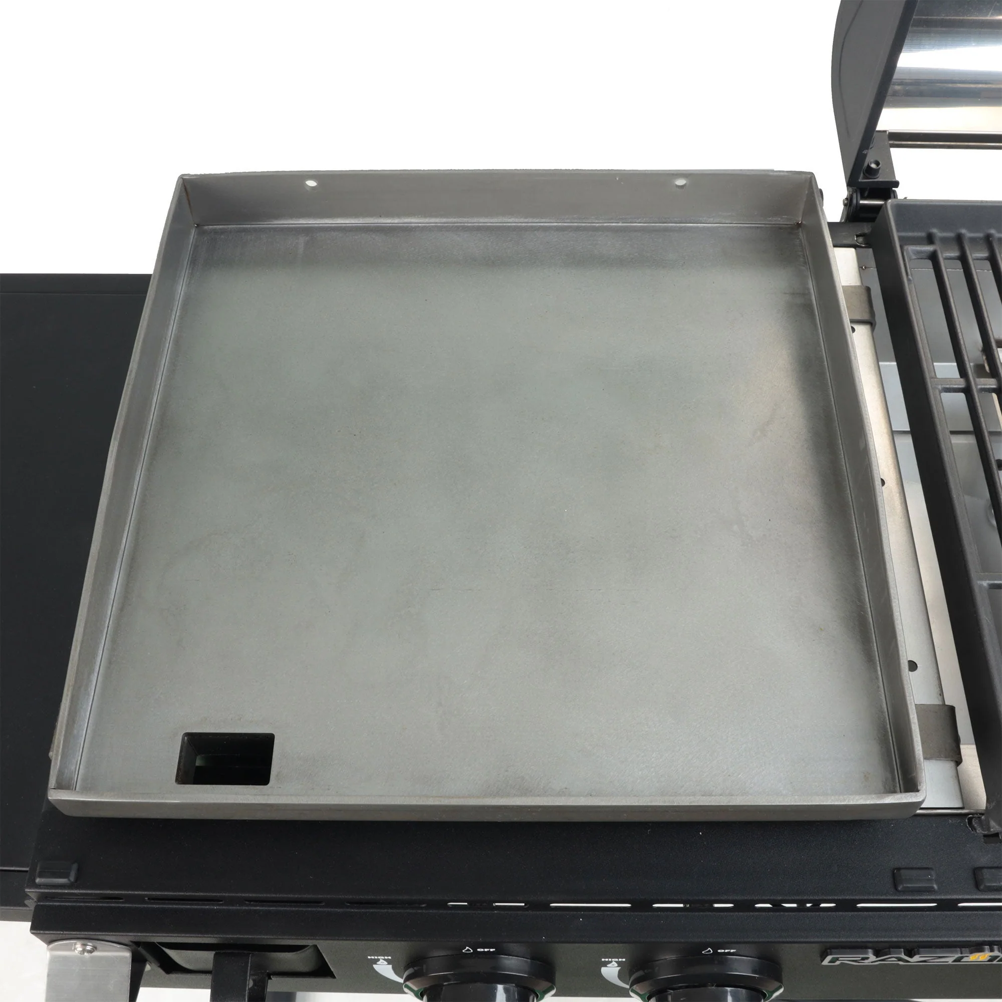 Razor Griddle Portable 4 Burner 40,000 BTU Gas Grill and Griddle Cart with Lid - Image 12