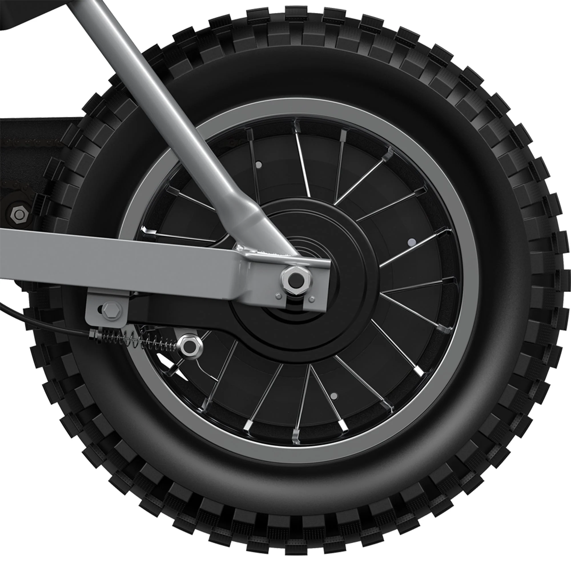 Razor MX400 Dirt Rocket 24V Electric Toy Motocross Motorcycle Dirt Bike, Black - Image 5