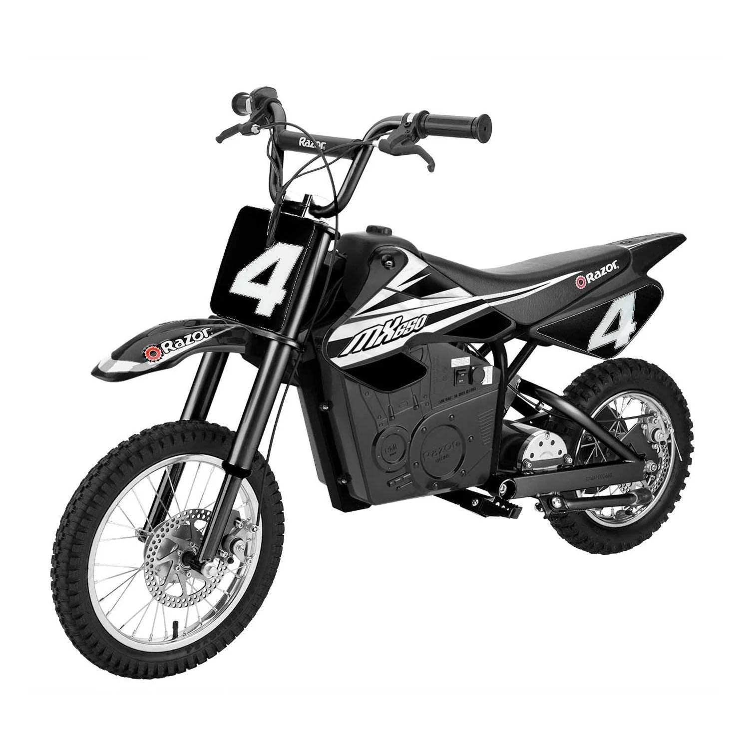 Razor MX650 Dirt Rocket Ride On Electric Motocross Dirt Bike, 1 Orange & 1 Black - Image 5