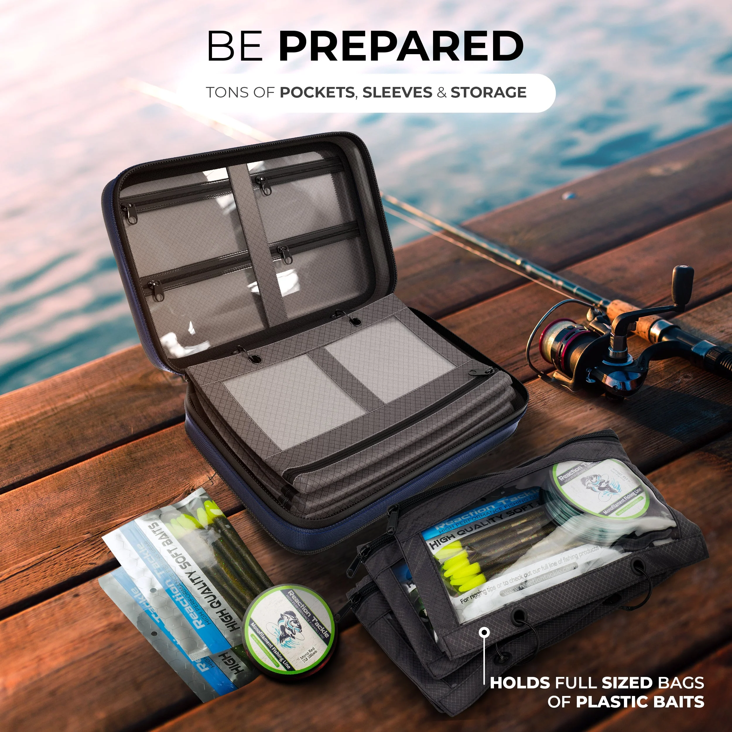 Reaction Tackle Deluxe Bait Binder and Tackle Storage - Image 4