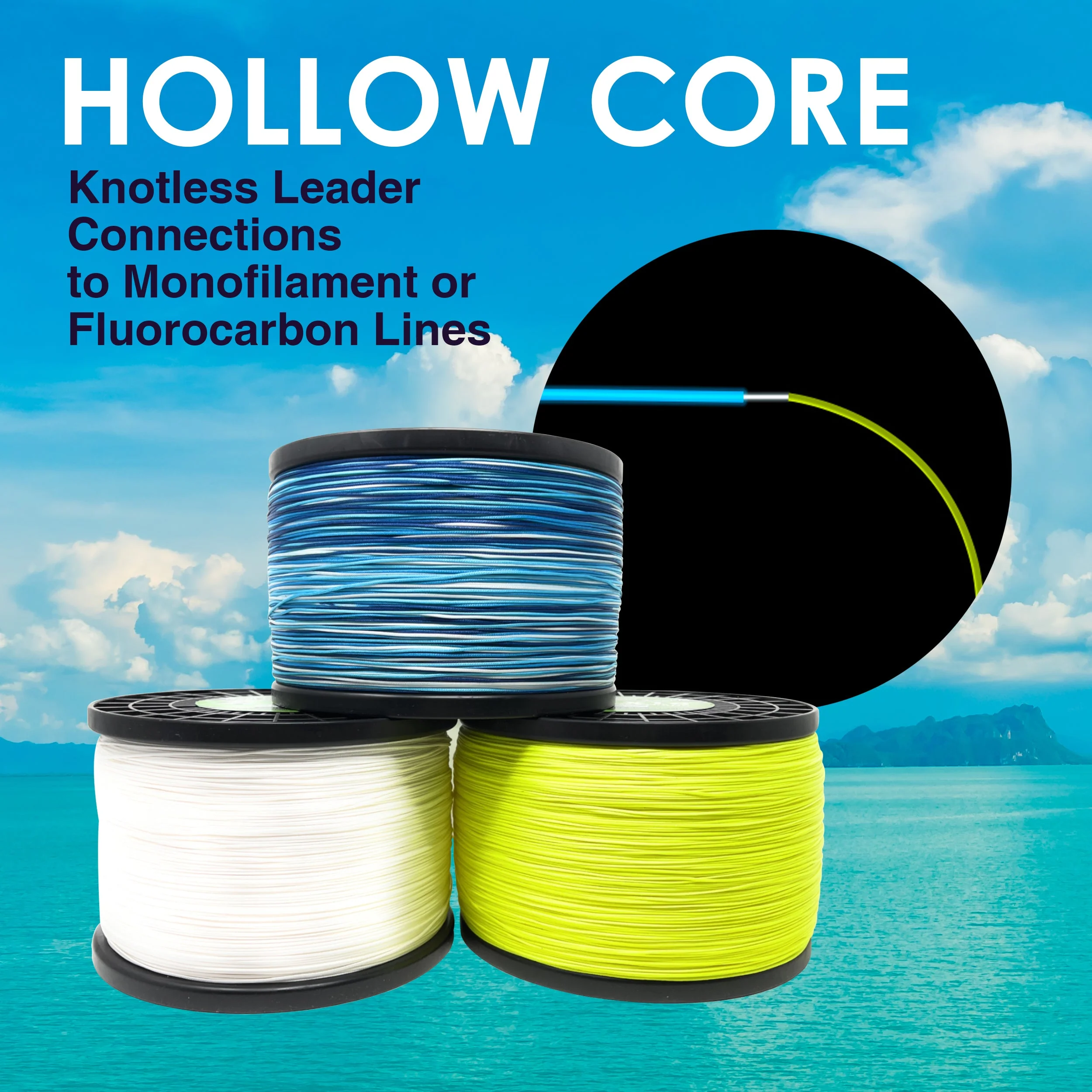 Reaction Tackle Hollow Core - 16 Strand Braided Fishing Line - Image 4