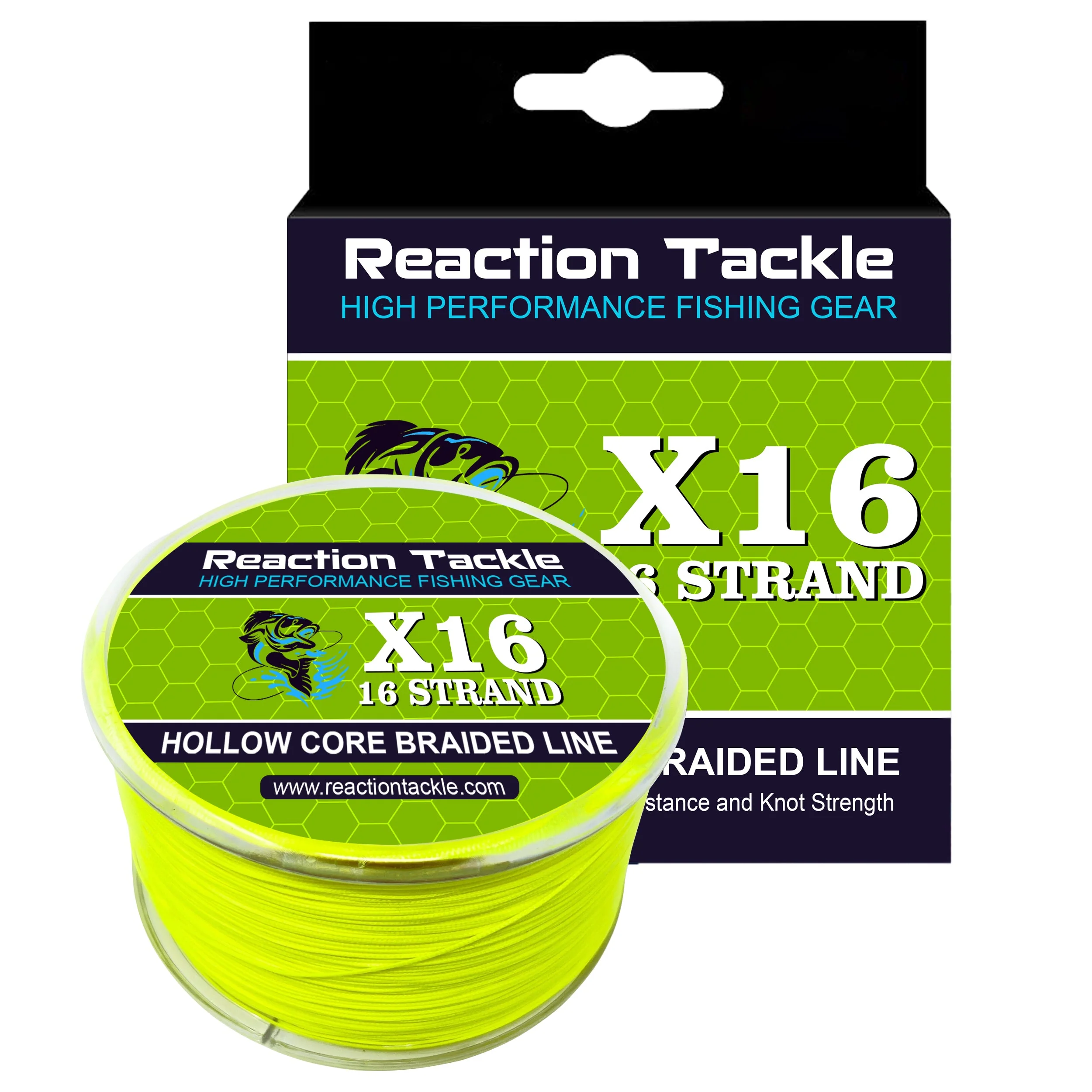 Reaction Tackle Hollow Core - 16 Strand Braided Fishing Line - Image 5