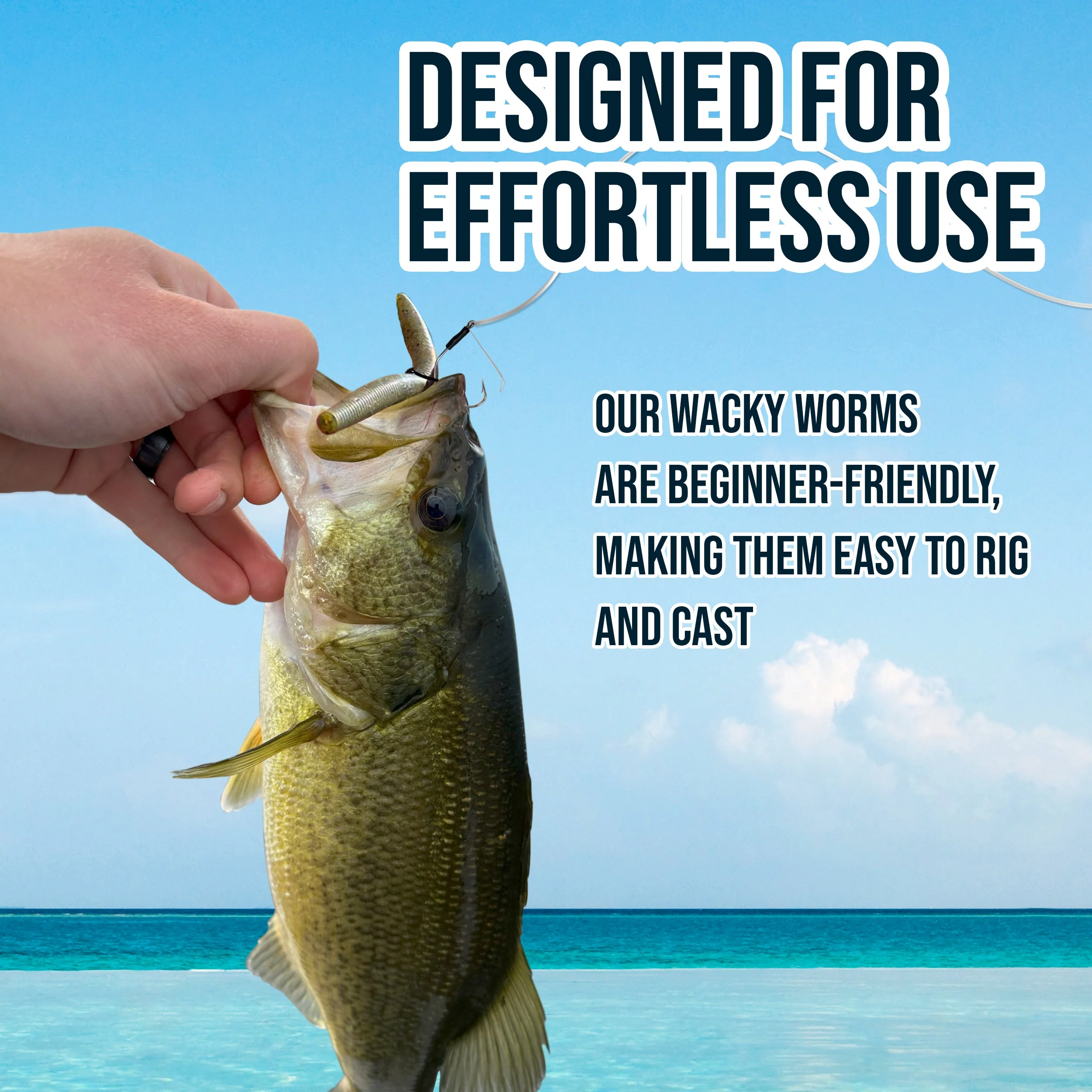 Reaction Tackle Soft Plastic Wacky Worms 5.5in - 24 Pack - Image 23