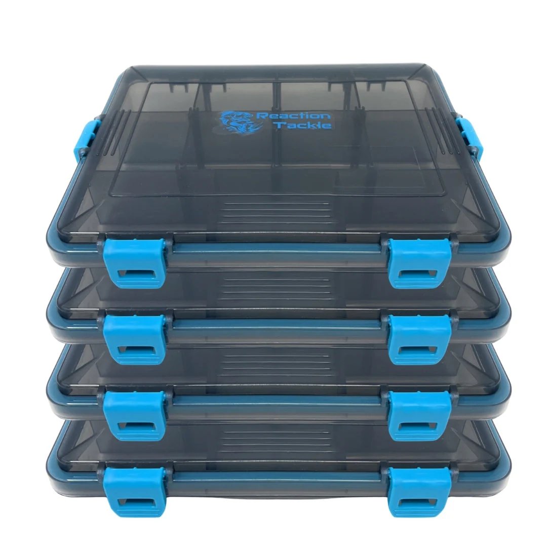 Reaction Tackle Standard Tackle Tray- Sturdy and Waterproof with 4 Reliable Clips - Image 12