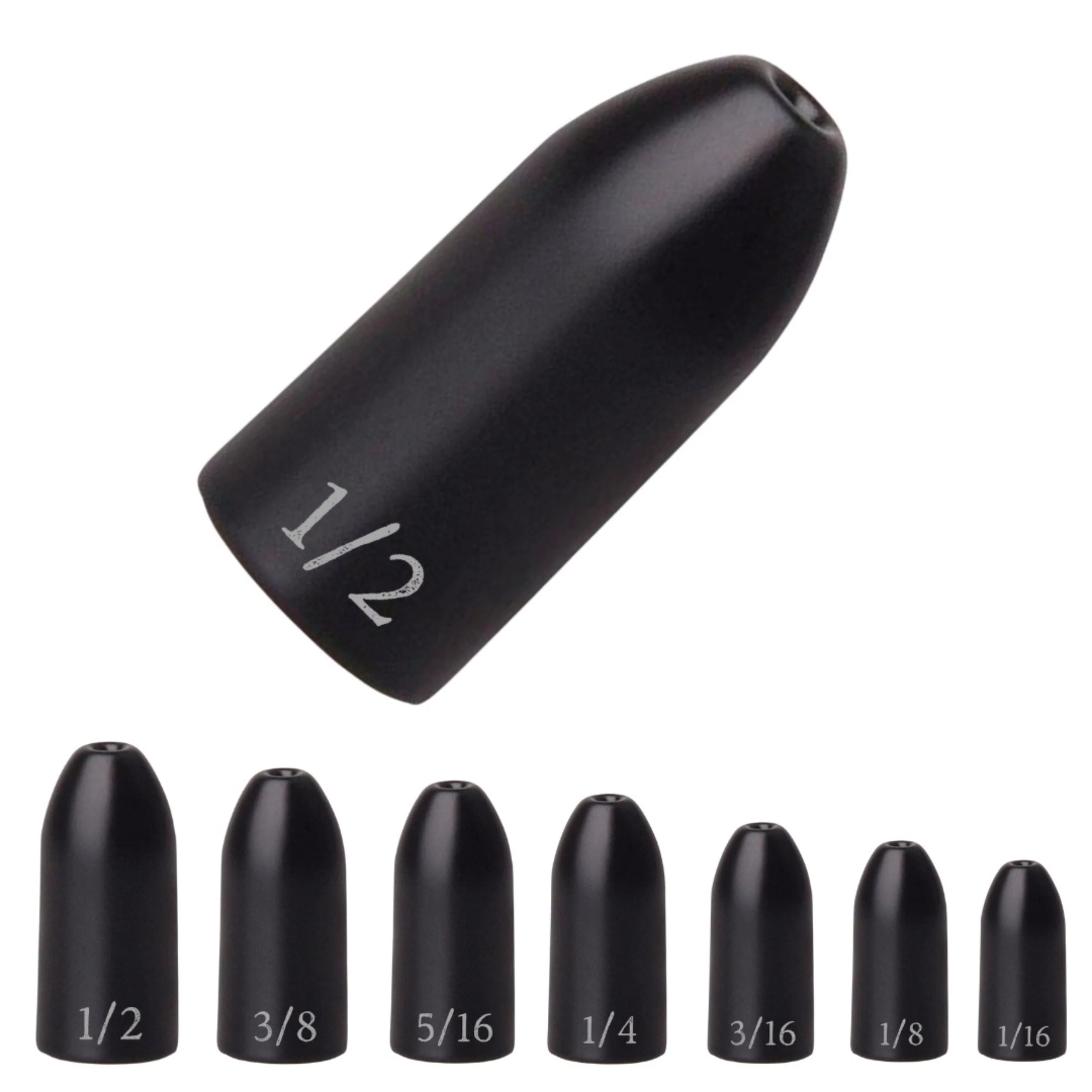 Reaction Tackle Tungsten Worm Weights / Bullet Shaped Sinkers - Image 10