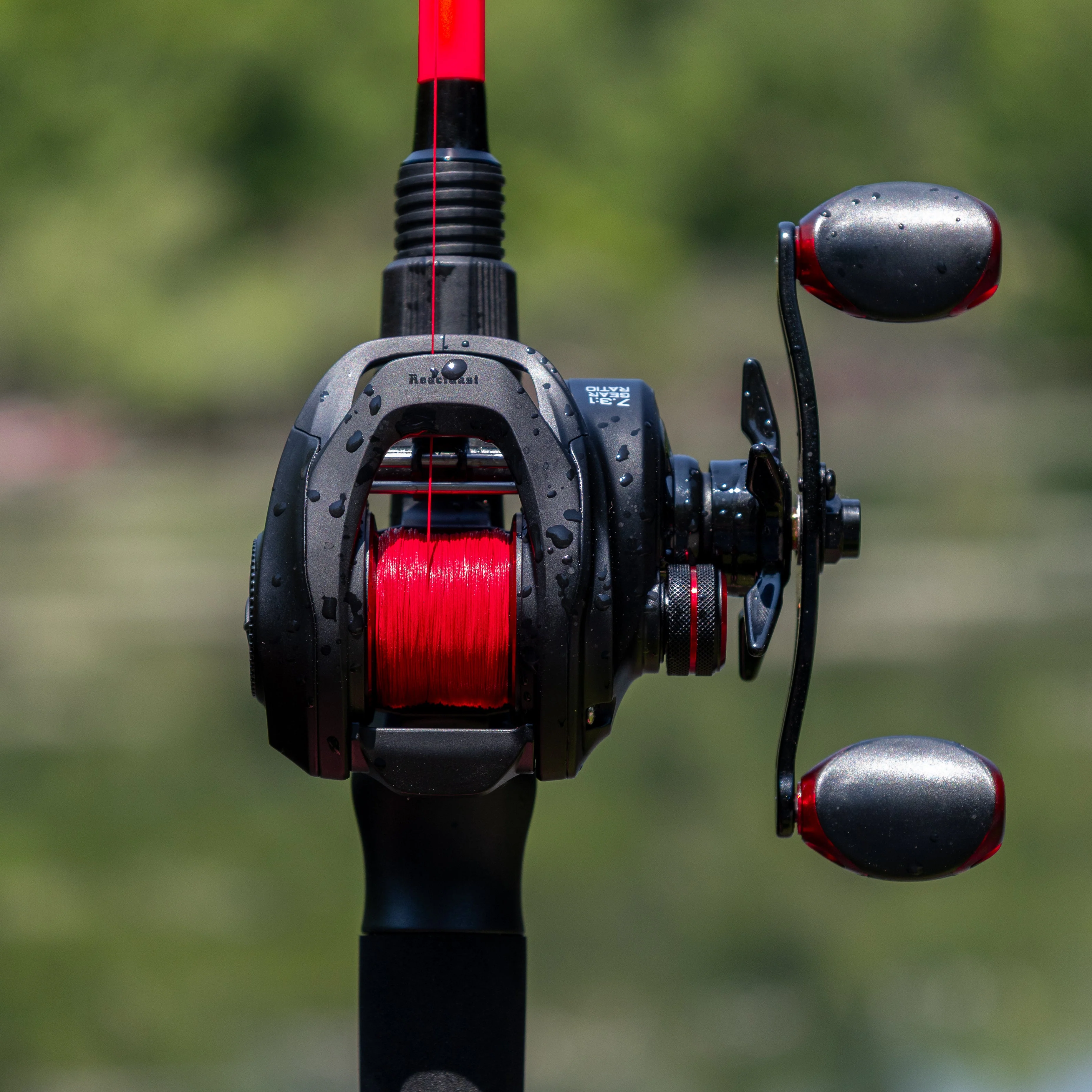 Reaction Tackle X8 Braided Fishing Line - NO FADE Red 8 Strand - NEW - Image 3