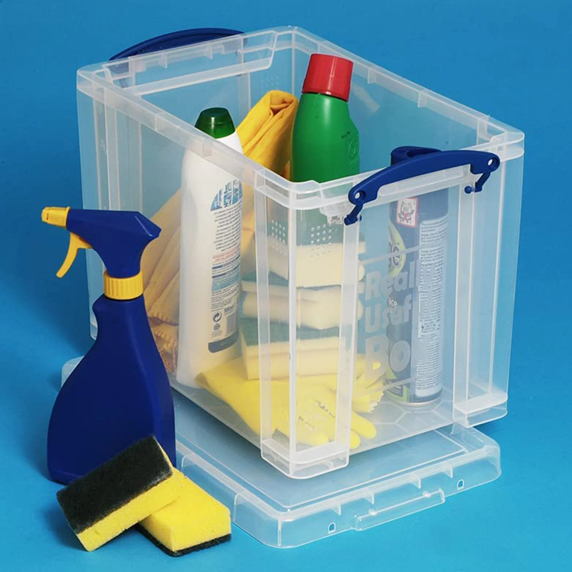 Really Useful Box 19L Storage Container with Lid and Clip Lock Handles (10 Pack) - Image 7