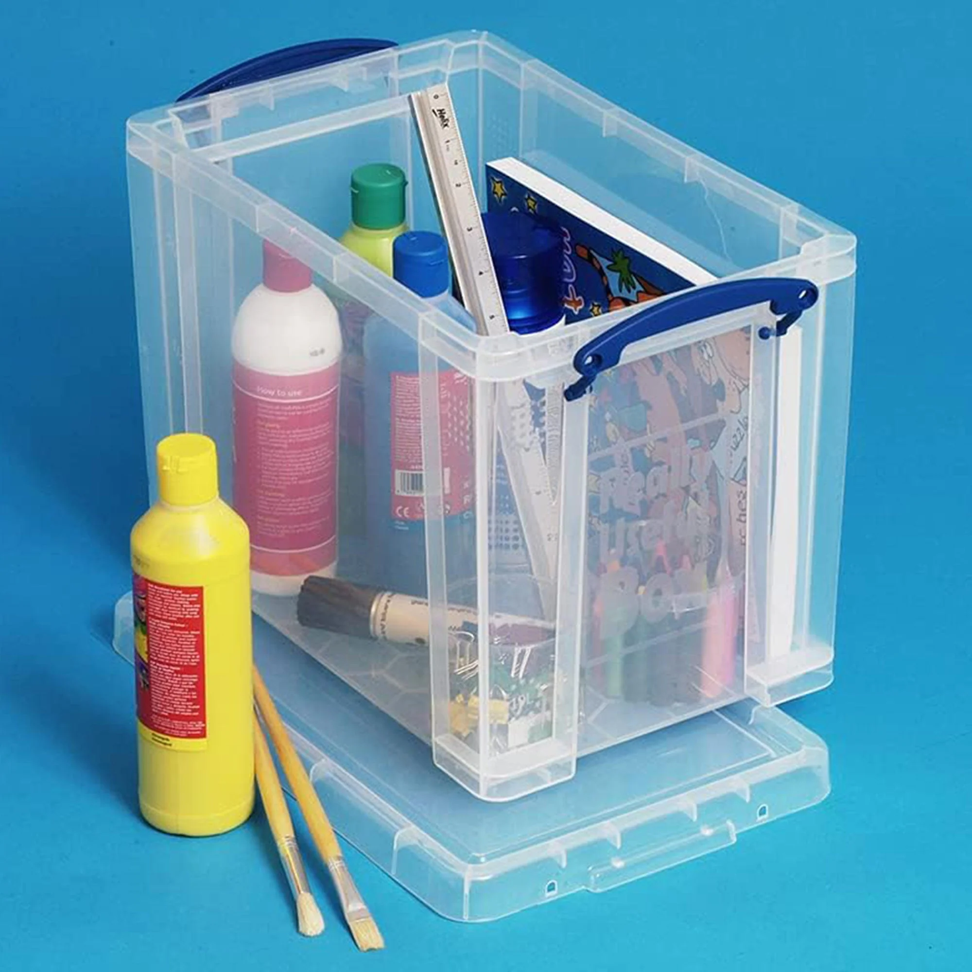 Really Useful Box 19L Storage Container with Lid and Clip Lock Handles, (5 Pack) - Image 8