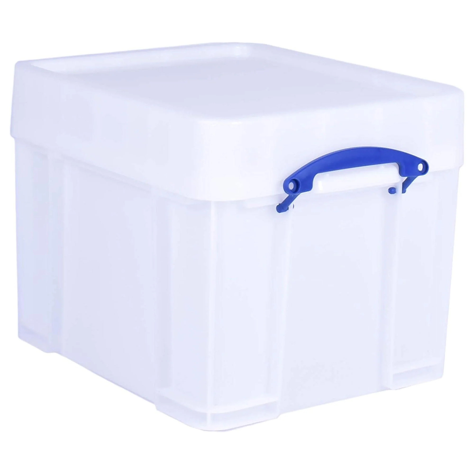 Really Useful Box 35 Liter Extra Strong Plastic Storage Box with XL Lid, 4 Pack - Image 2