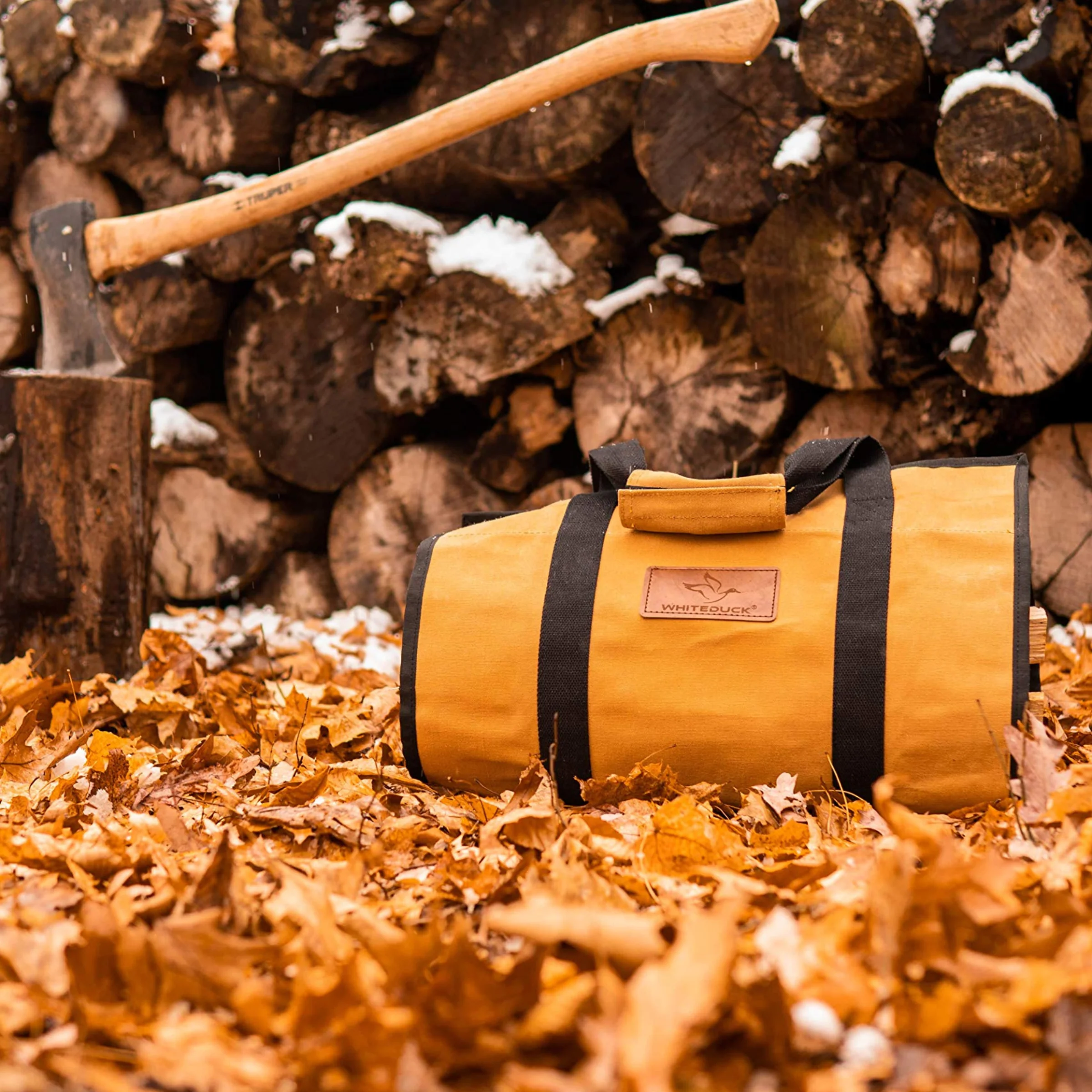 Rectangle Canvas Firewood Log Carriers - Image 7