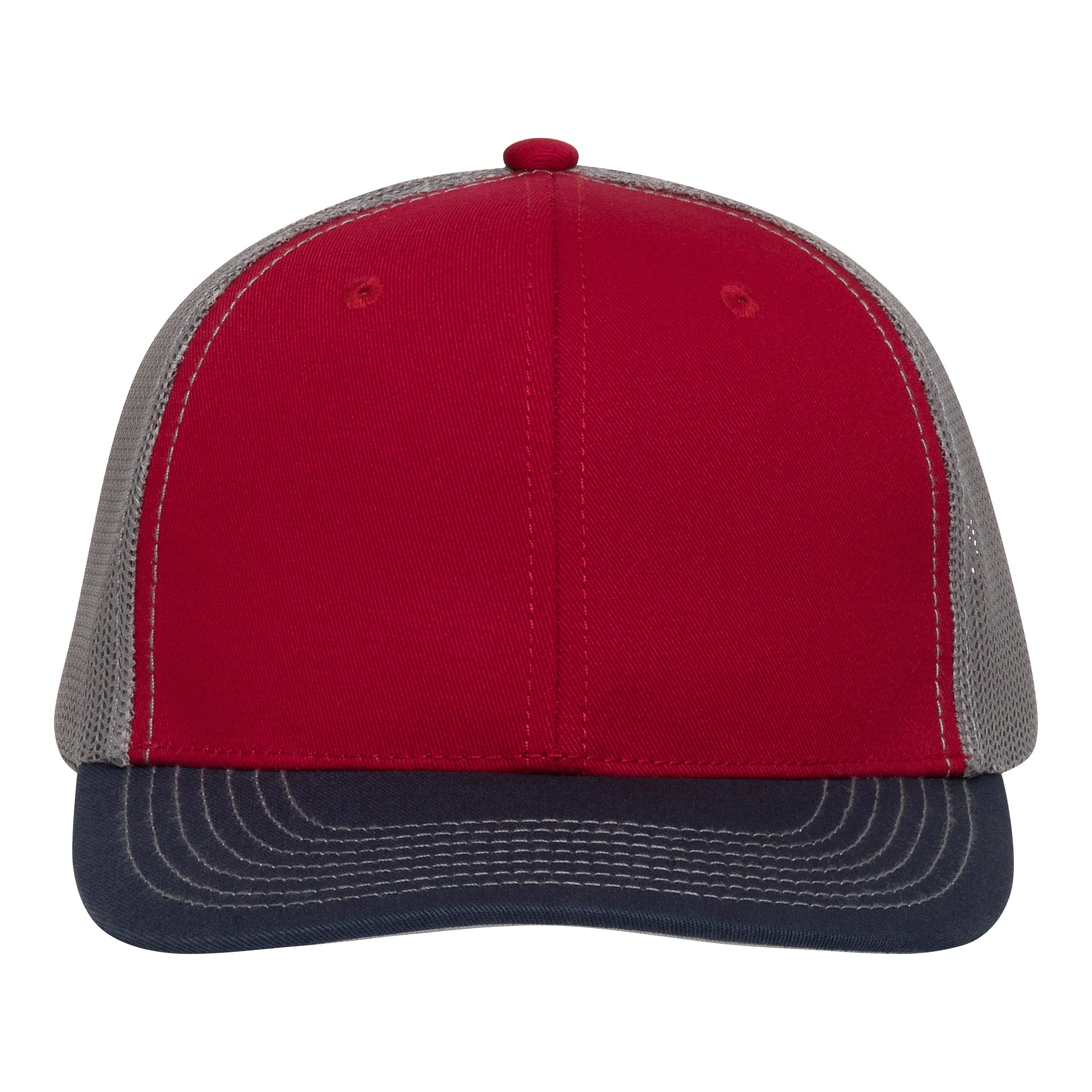 Red Cap | TriColor | Glacier MeshBack - Image 2