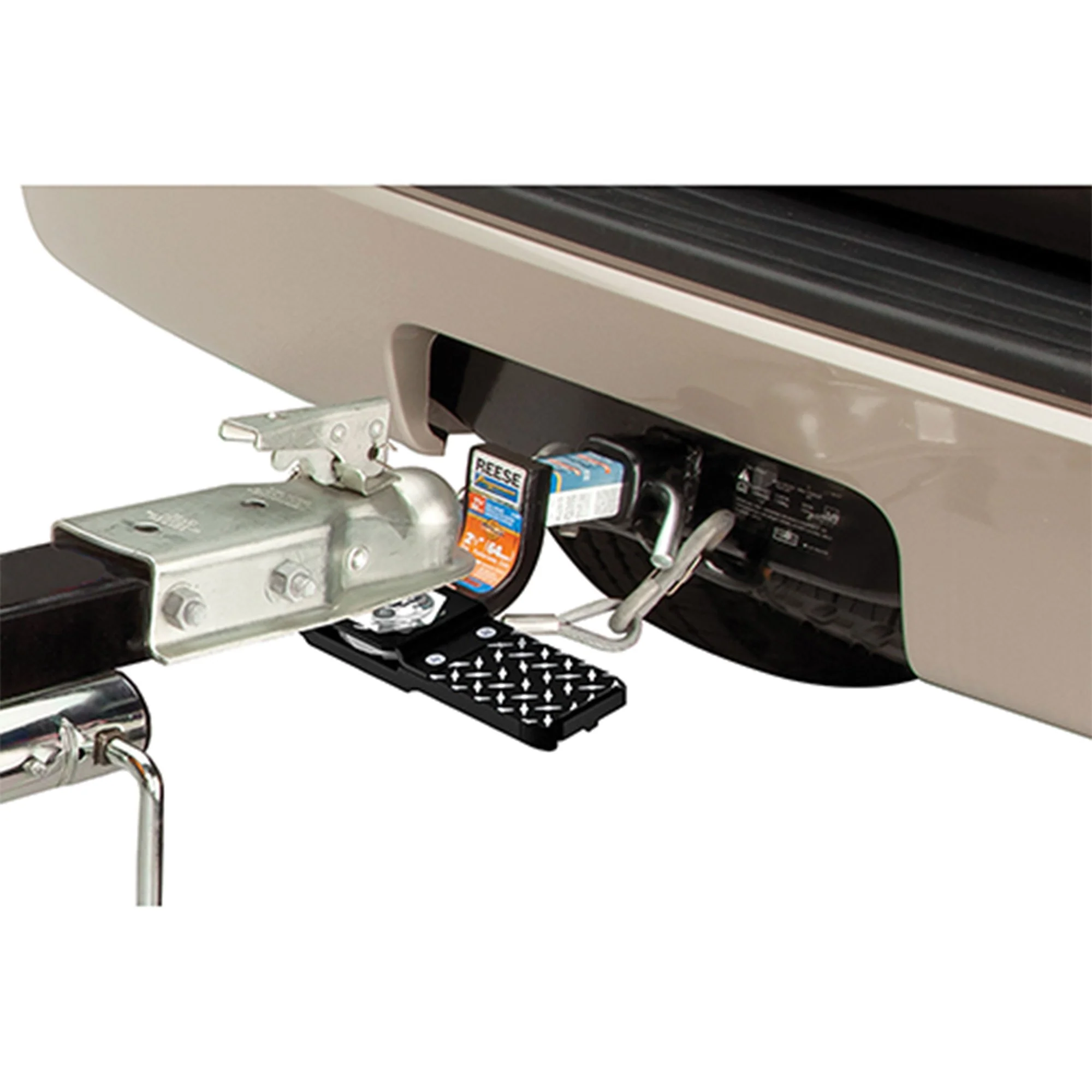 Reese Towpower Trailer Hitch Ball Mount Step with Cast Aluminum Construction - Image 6
