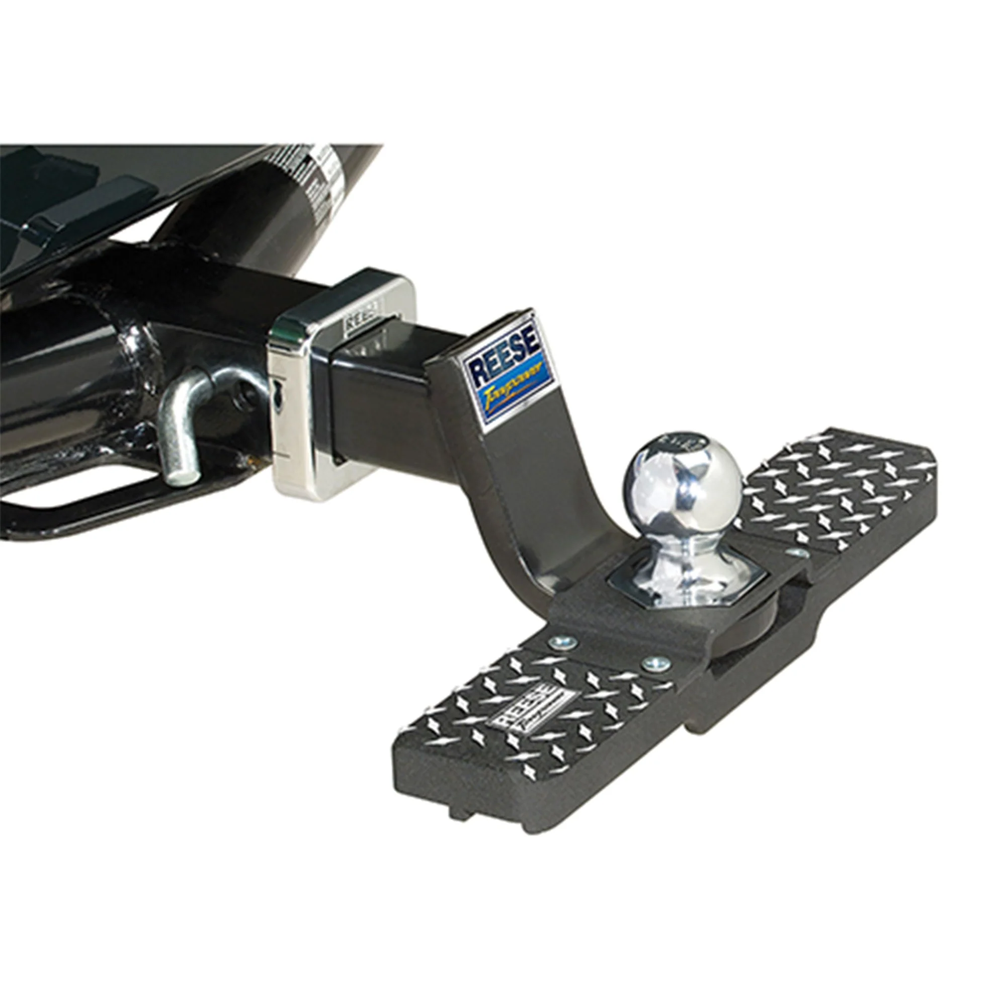 Reese Towpower Trailer Hitch Ball Mount Step with Cast Aluminum Construction - Image 7